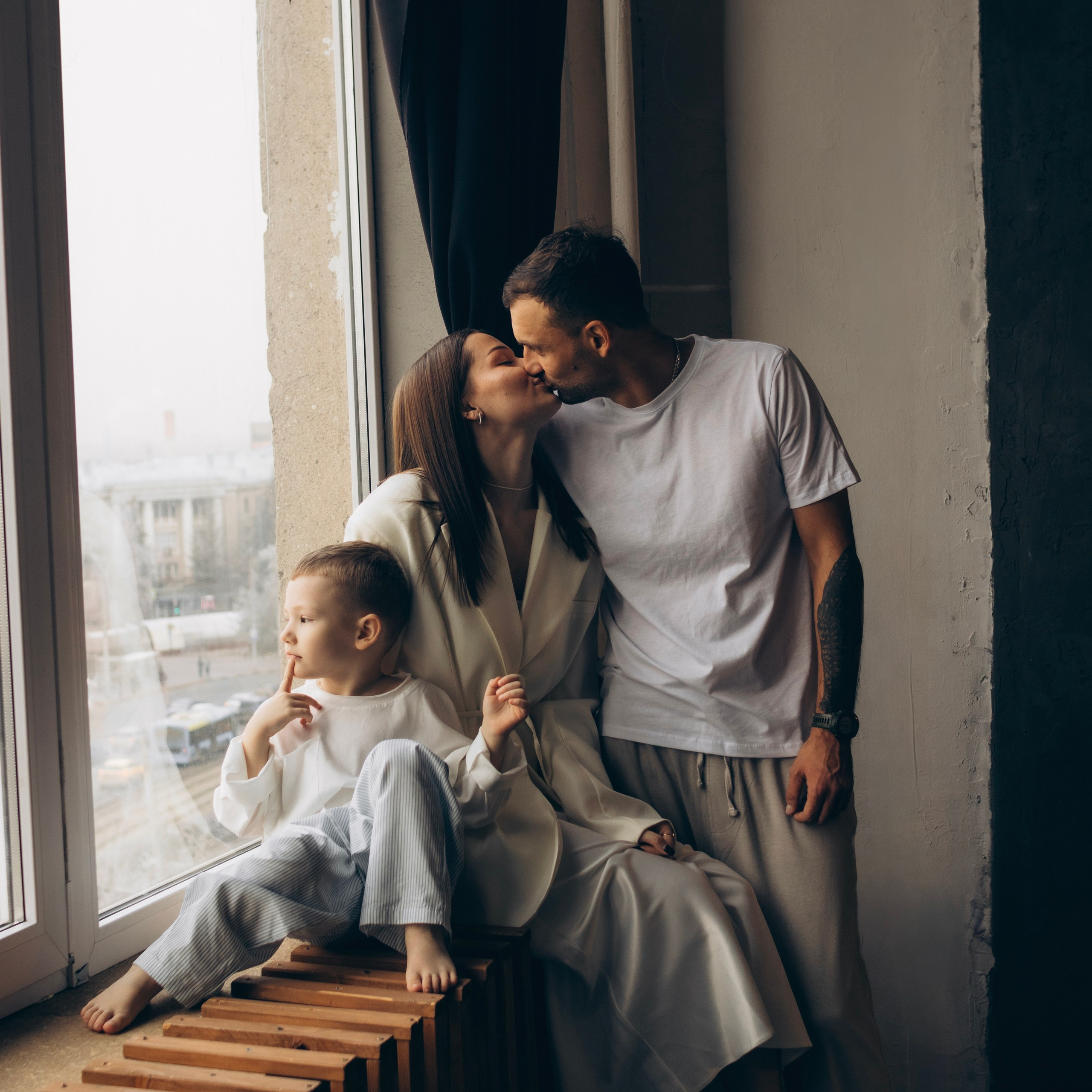 Кирилл с семьёй. Фотограф Тула. Полина Терешонкова