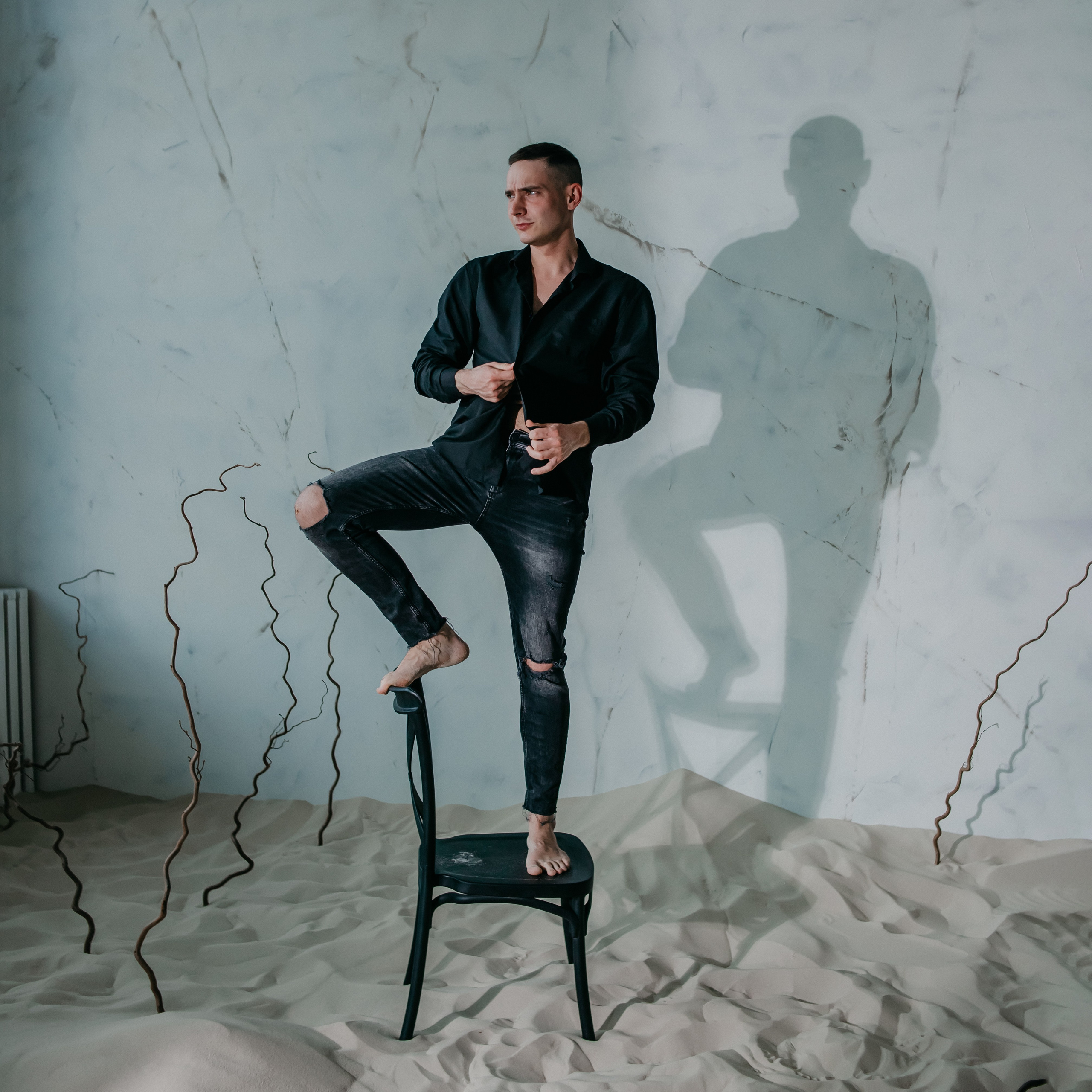 Евгений. Фото в песке