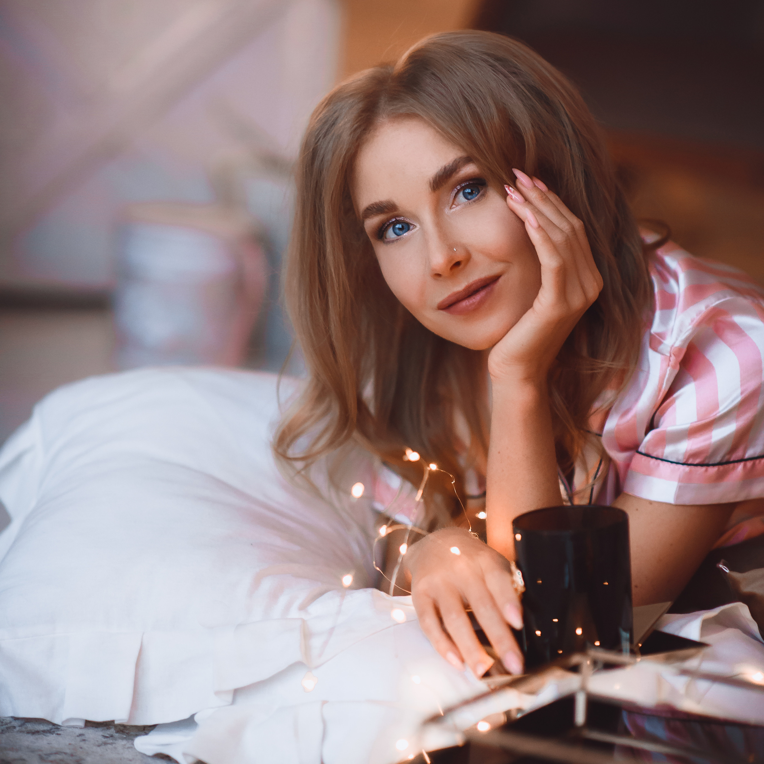 Ксения (фотосессия в пижаме). Фотограф в Санкт-Петербурге Наталья Прядильщикова