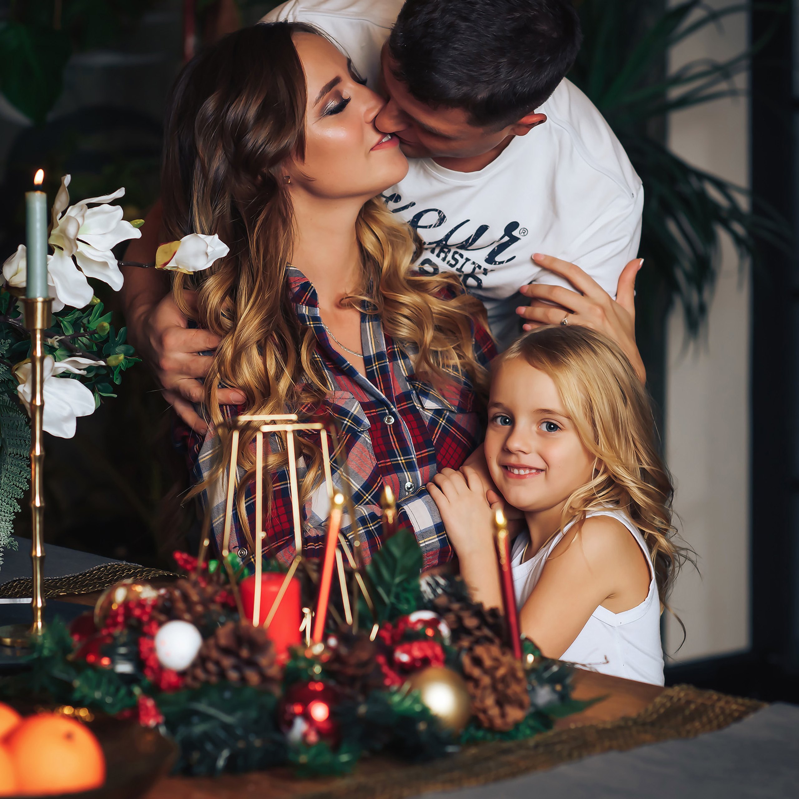 Александра, Дмитрий и Варя (семейная фотосессия). Фотограф в Санкт-Петербурге Наталья Прядильщикова