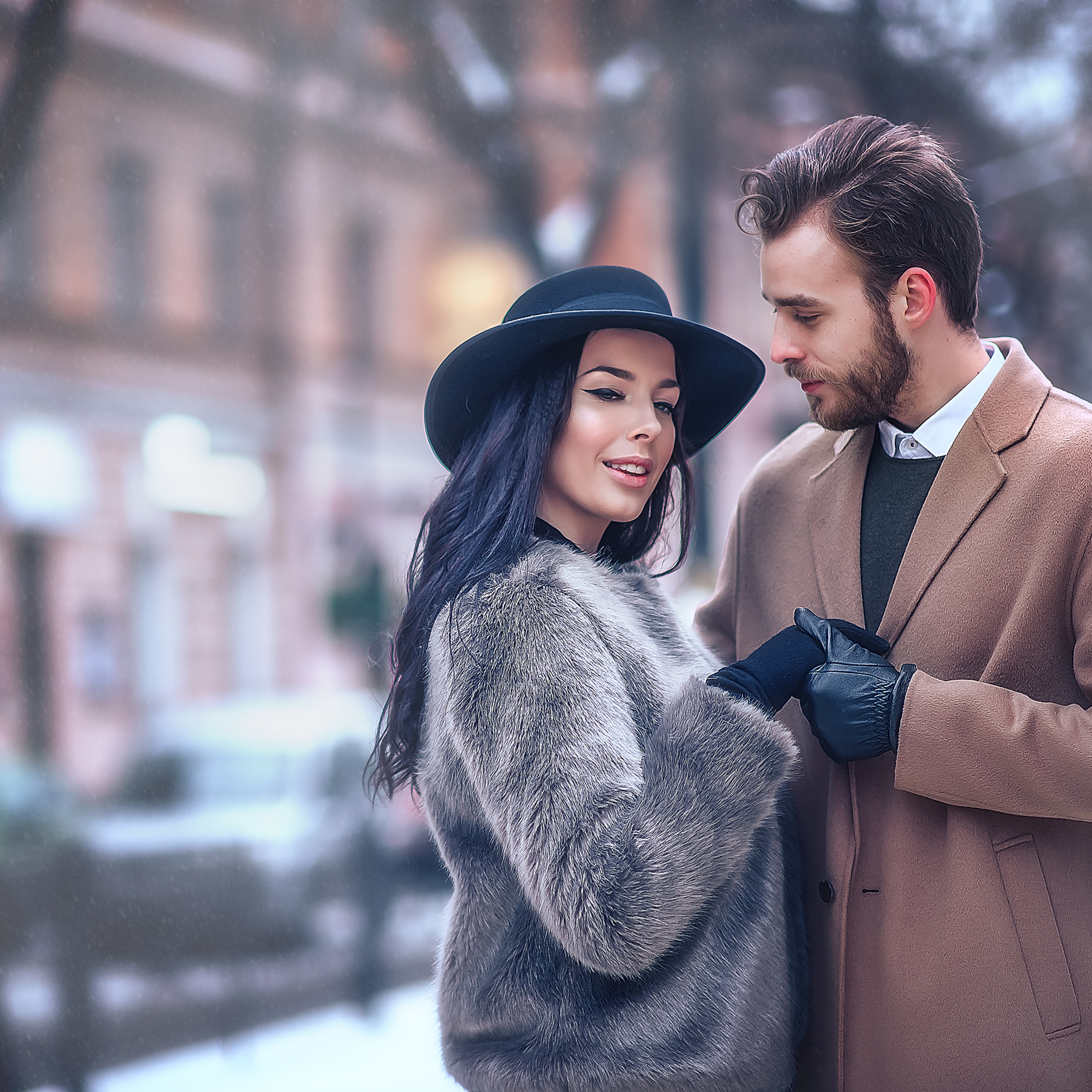 Вита и Сергей (прогулка зима). Фотограф в Санкт-Петербурге Наталья Прядильщикова