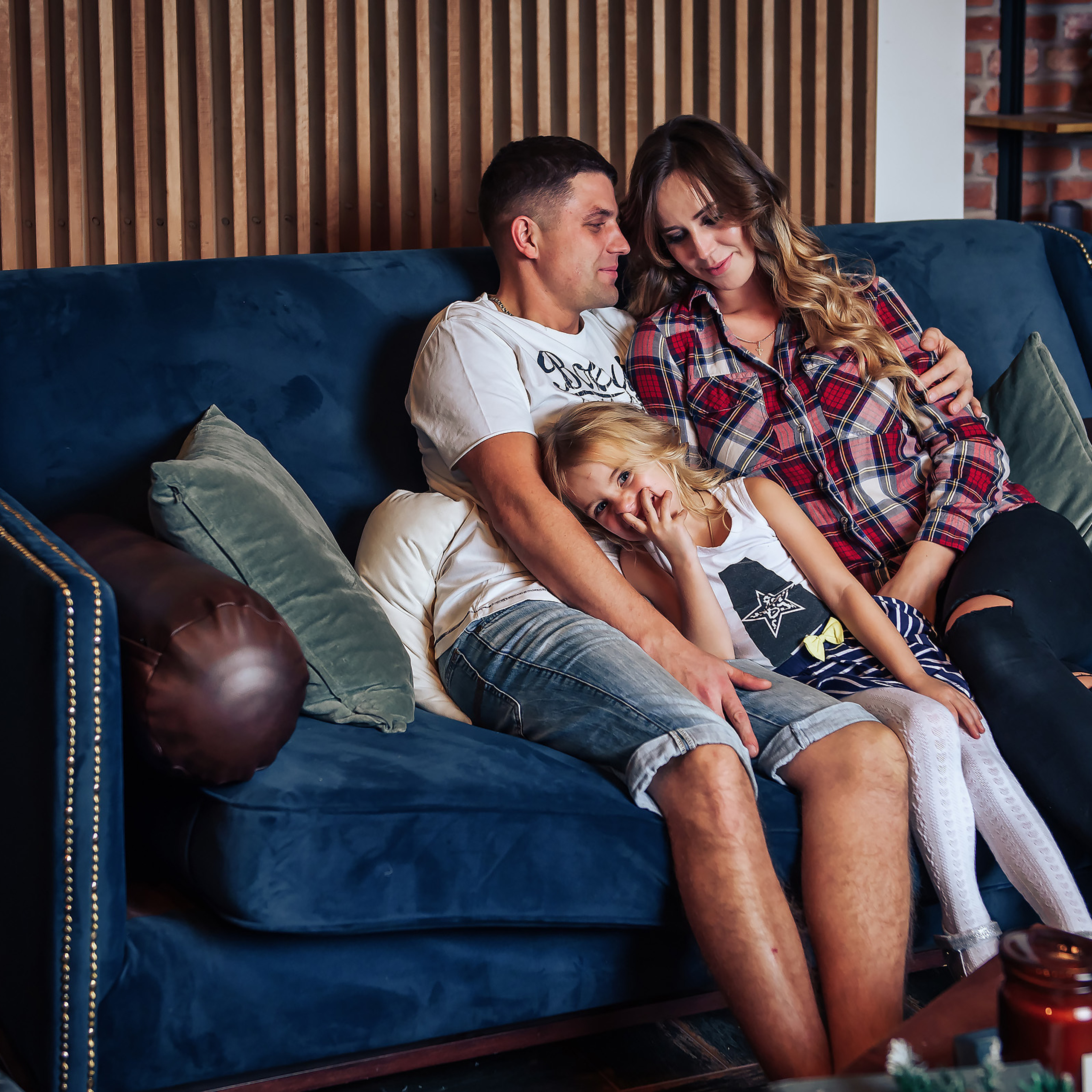 Александра, Дмитрий и Варя (семейная фотосессия). Фотограф в Санкт-Петербурге Наталья Прядильщикова