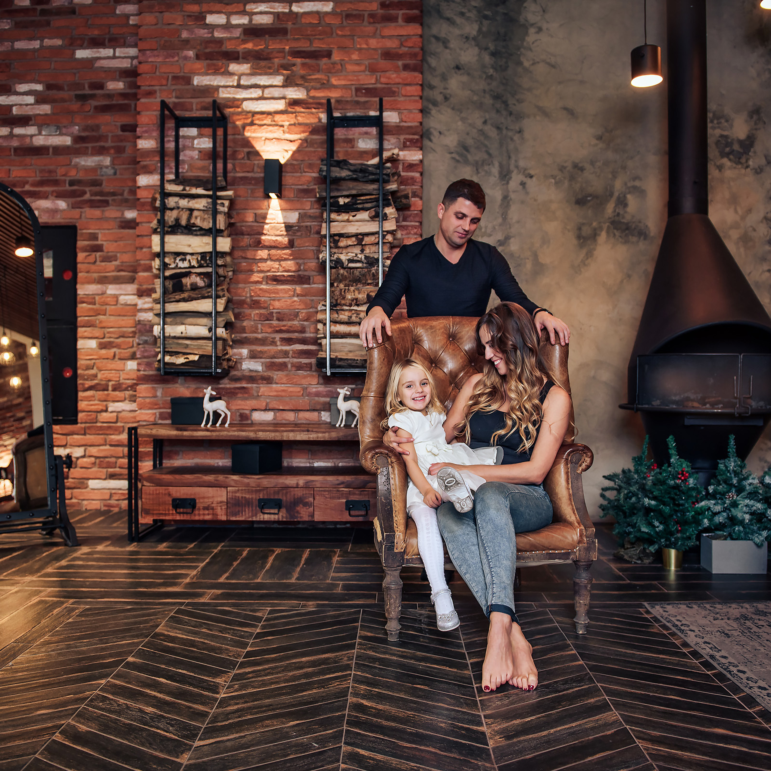 Александра, Дмитрий и Варя (семейная фотосессия). Фотограф в Санкт-Петербурге Наталья Прядильщикова