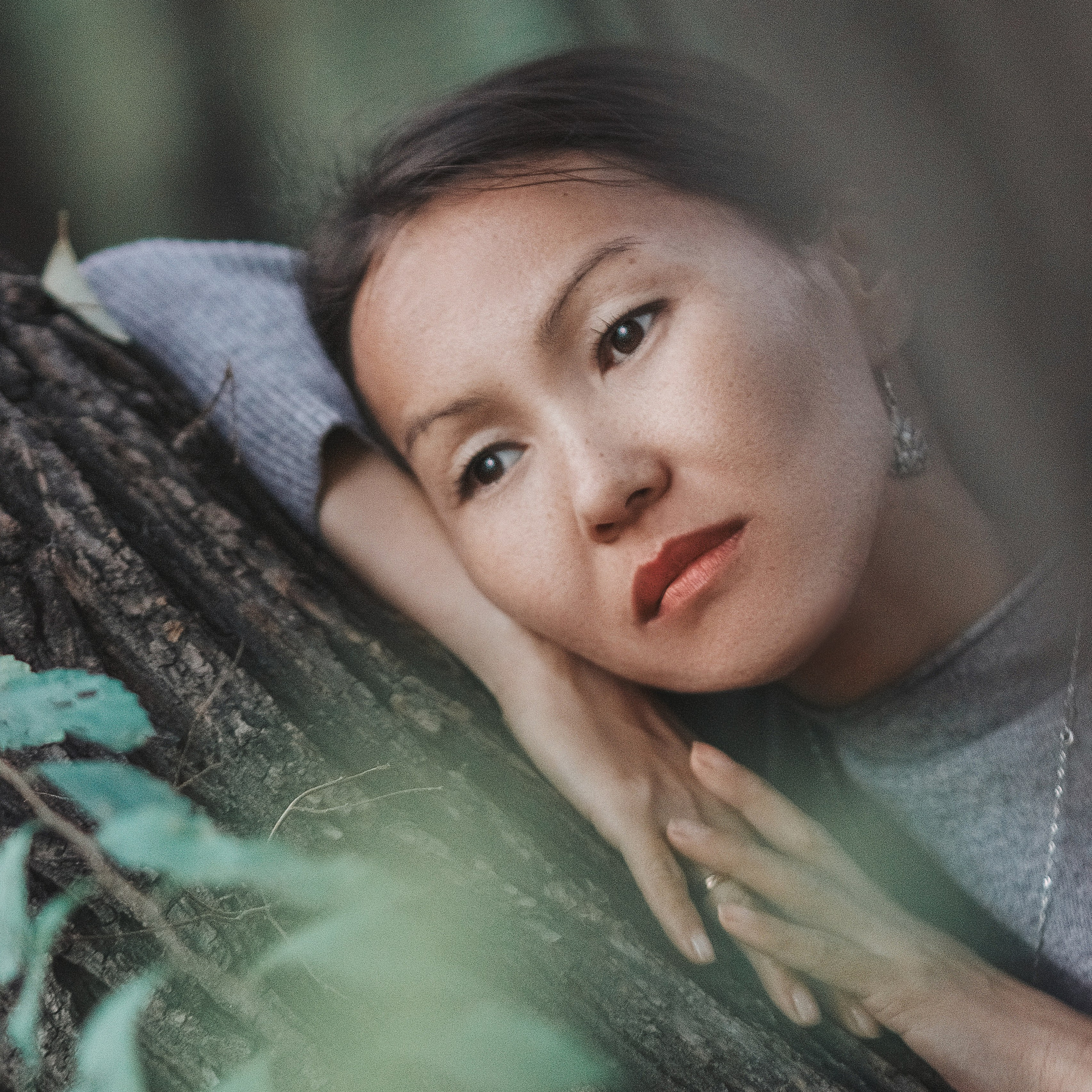 На природе