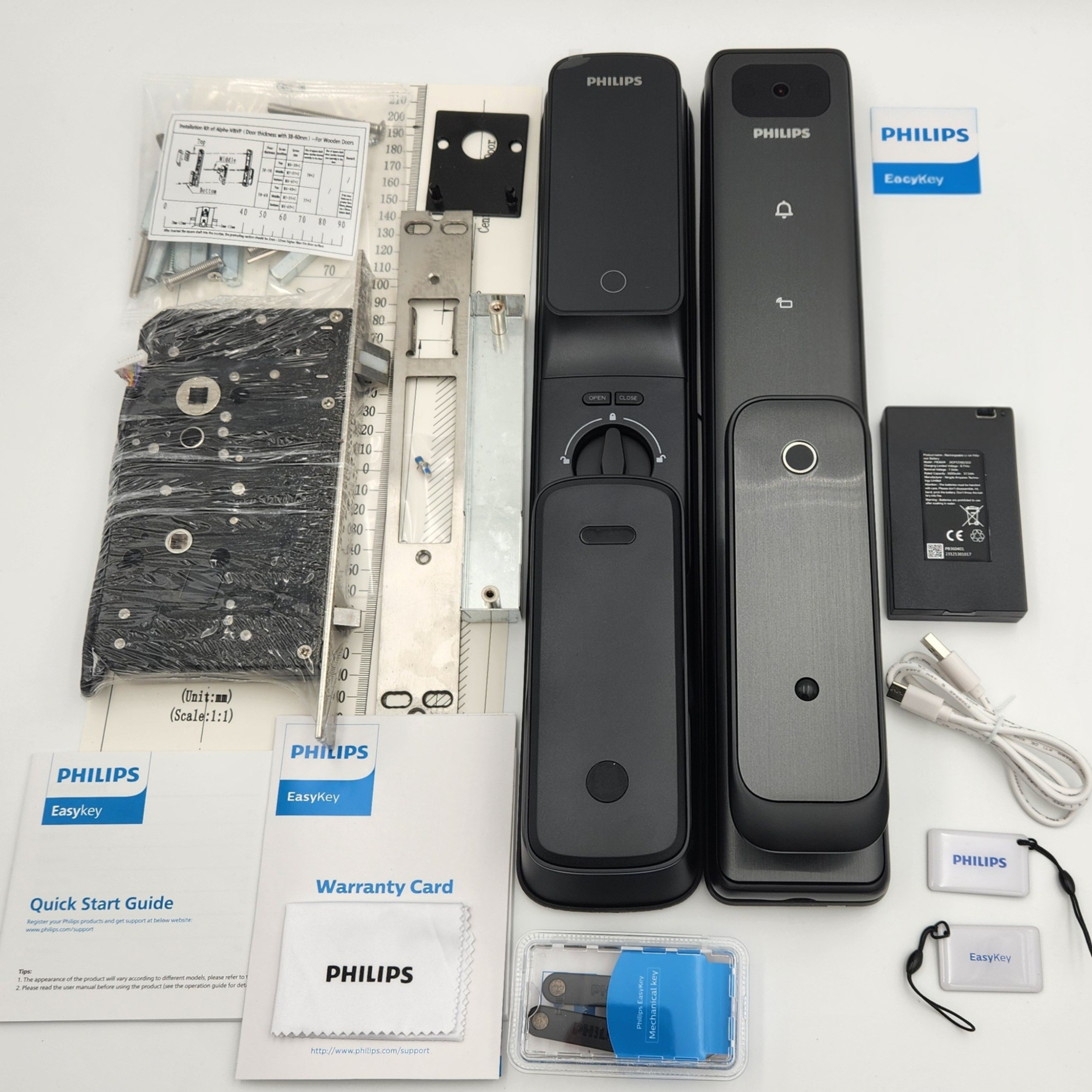 Philips Easykey Alpha-VP-5HWS пуш-пулл умный замок