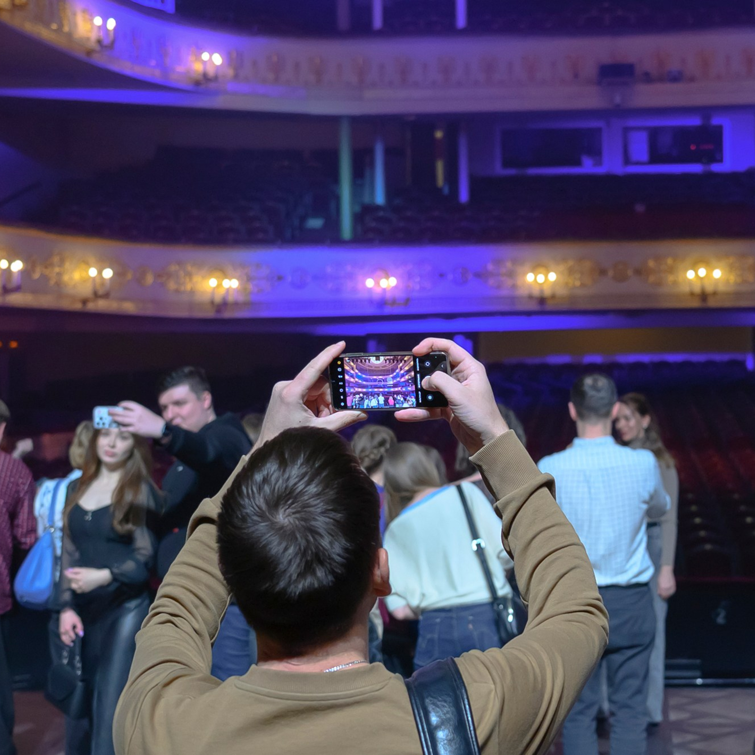 Репортажная съемка мероприятия «Ночь театров» в&nbsp;Московском театре оперетты. 2025
