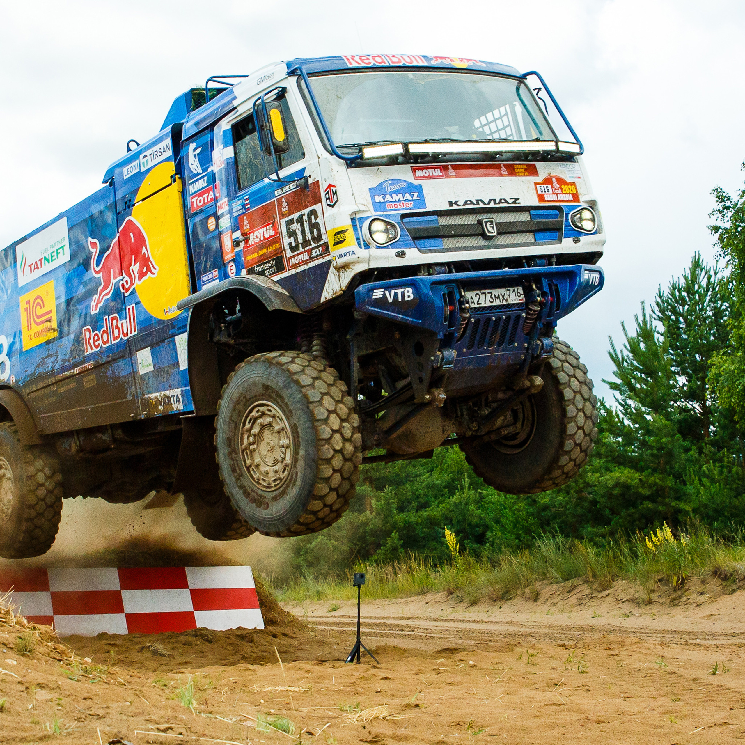 Съемка KAMAZ Master для ВТБ