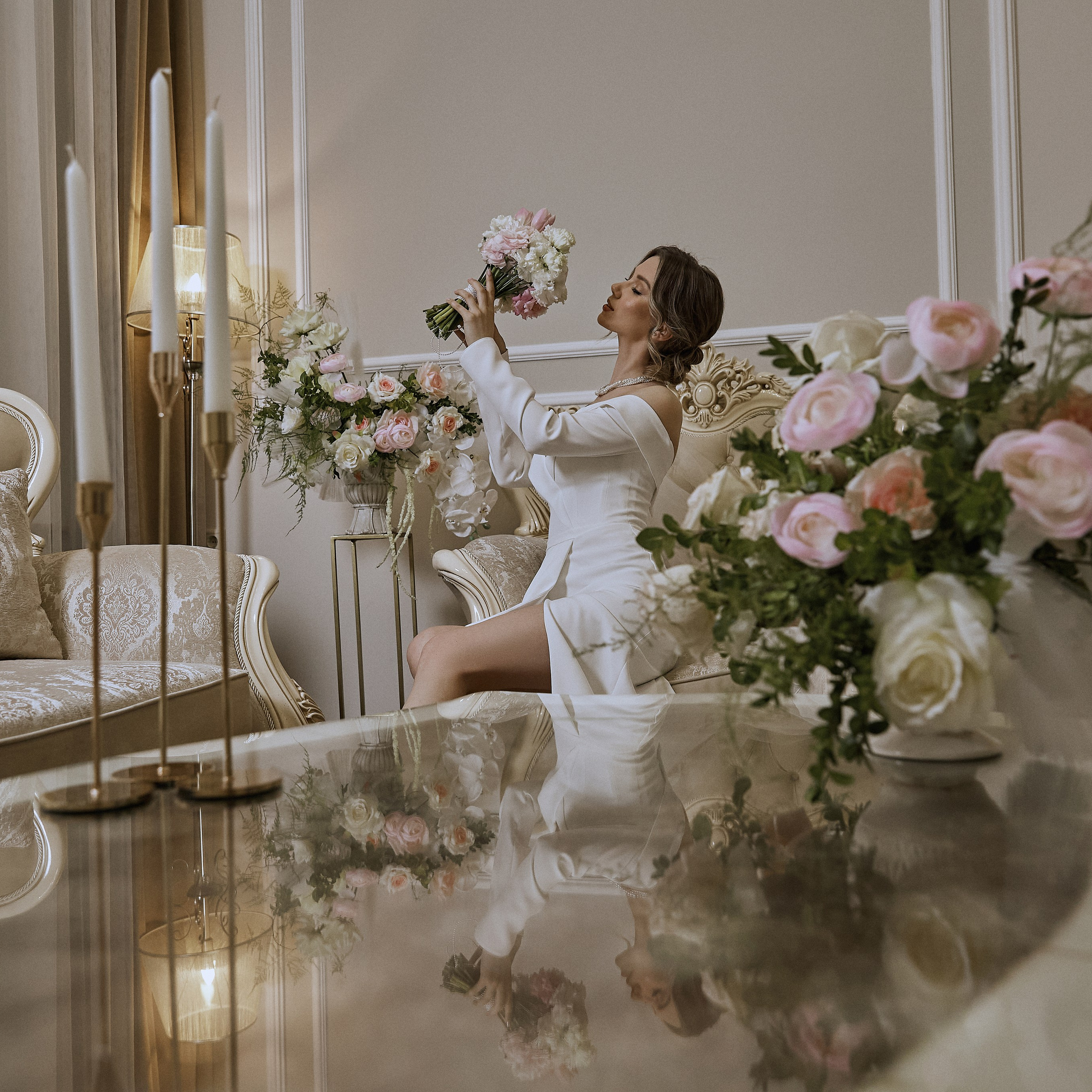 утро невесты в отеле