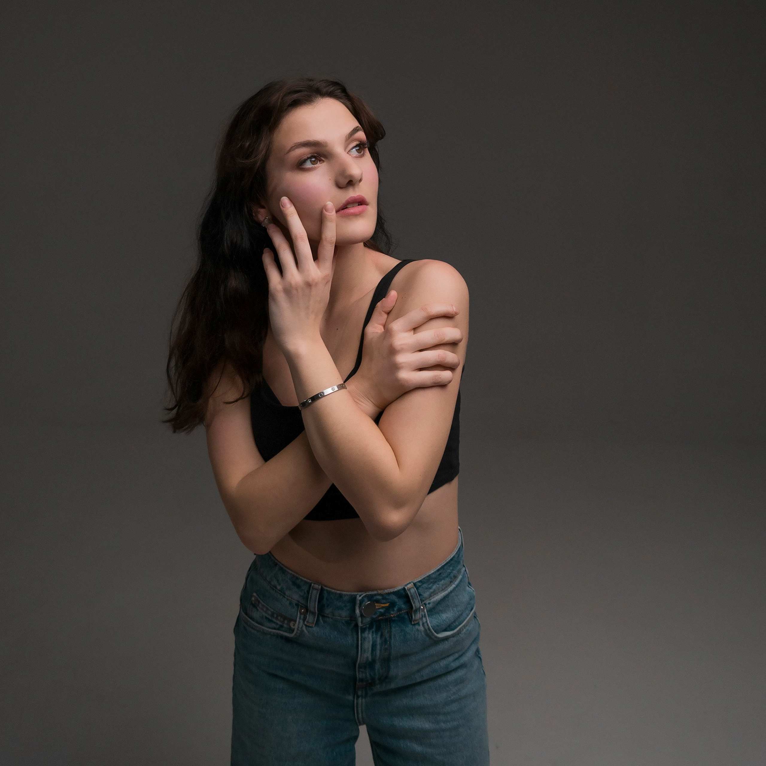 Кристина — фотосессия в студии для модели