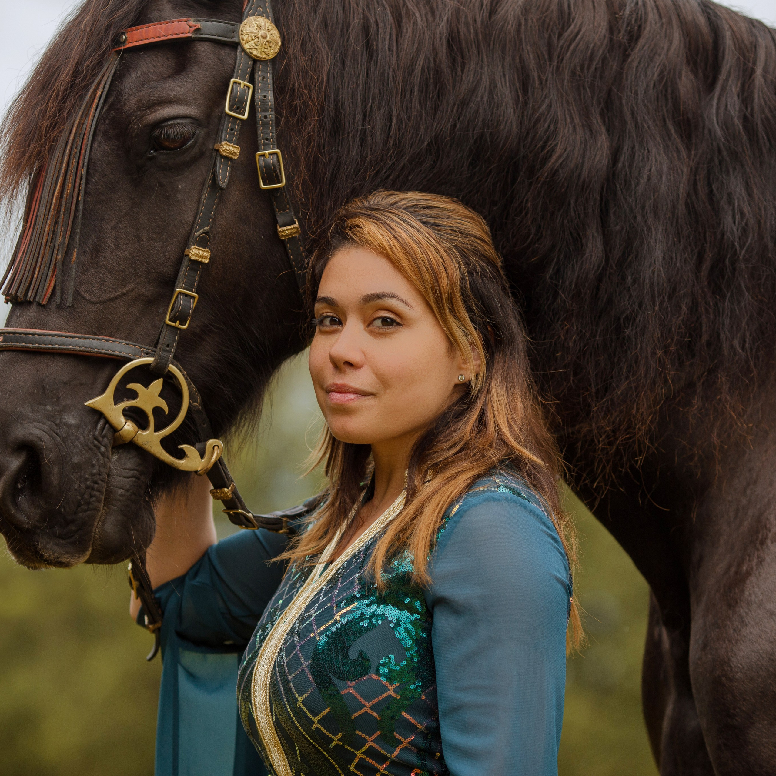 Кори и фризская кобыла Тинэке