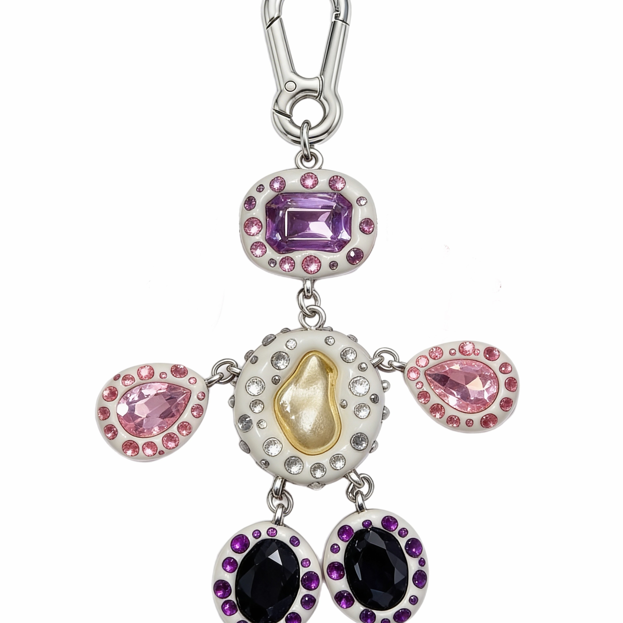 Брелок ЧЕЛОВЕЧЕК В СТРАЗАХ. Bloom Bubbles