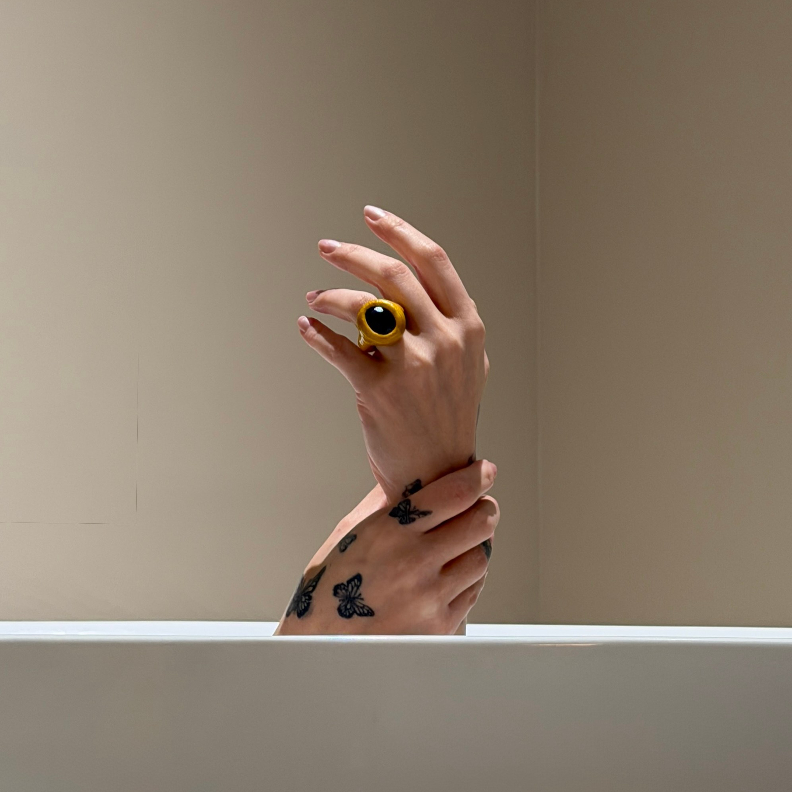 Кольцо ЗОЛОТО. Bloom Bubbles