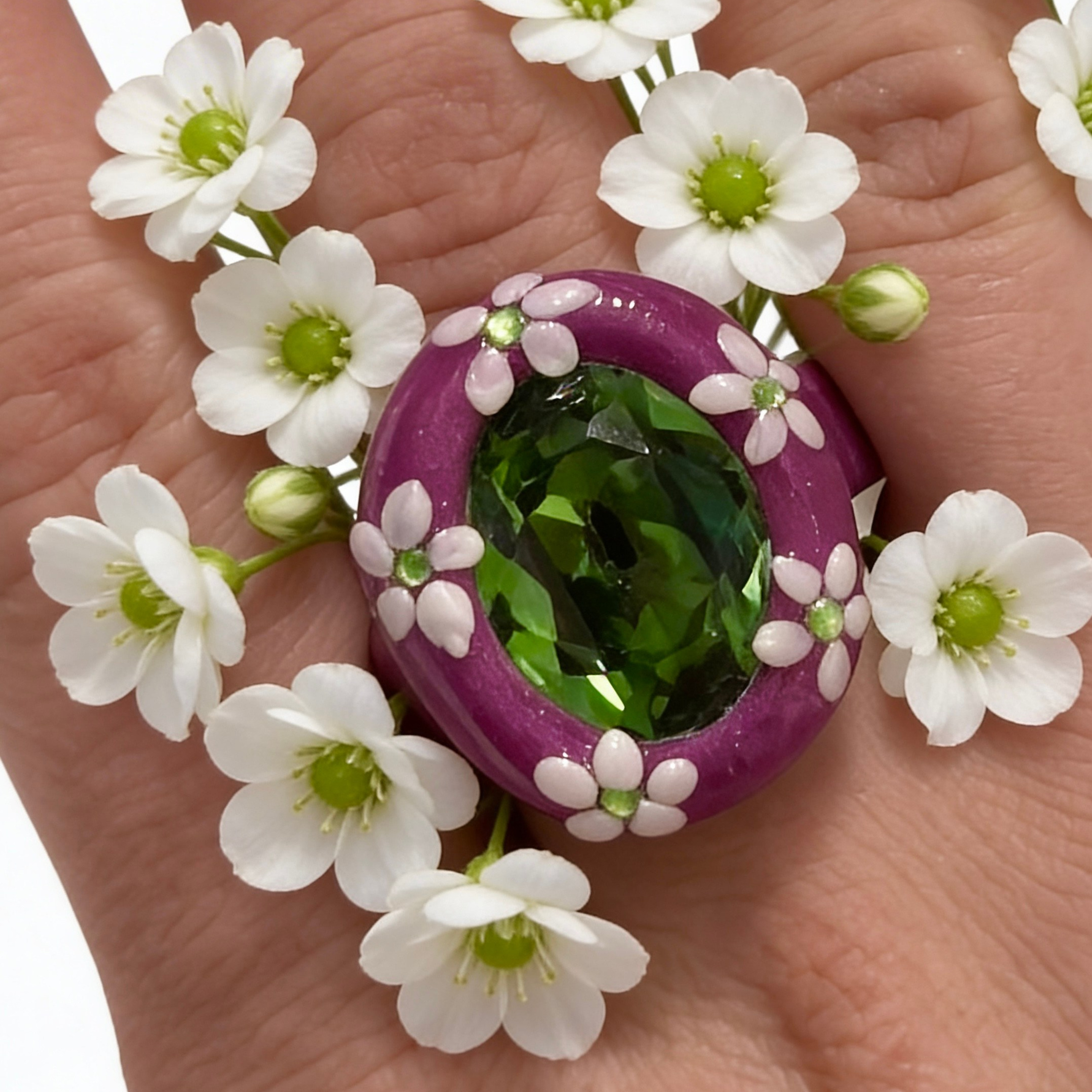 Кольцо САКУРА. Bloom Bubbles