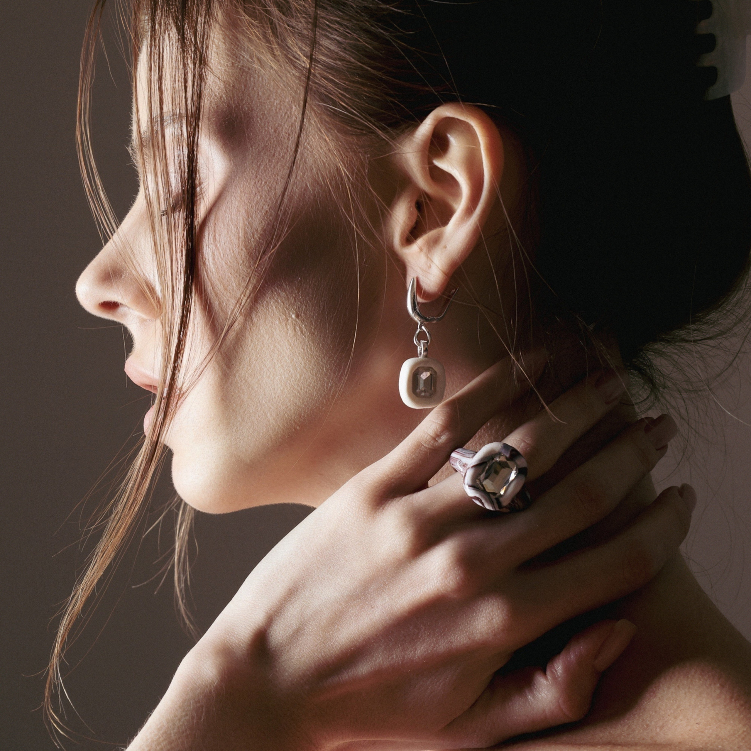 Кольцо ЗЕБРА. Bloom Bubbles