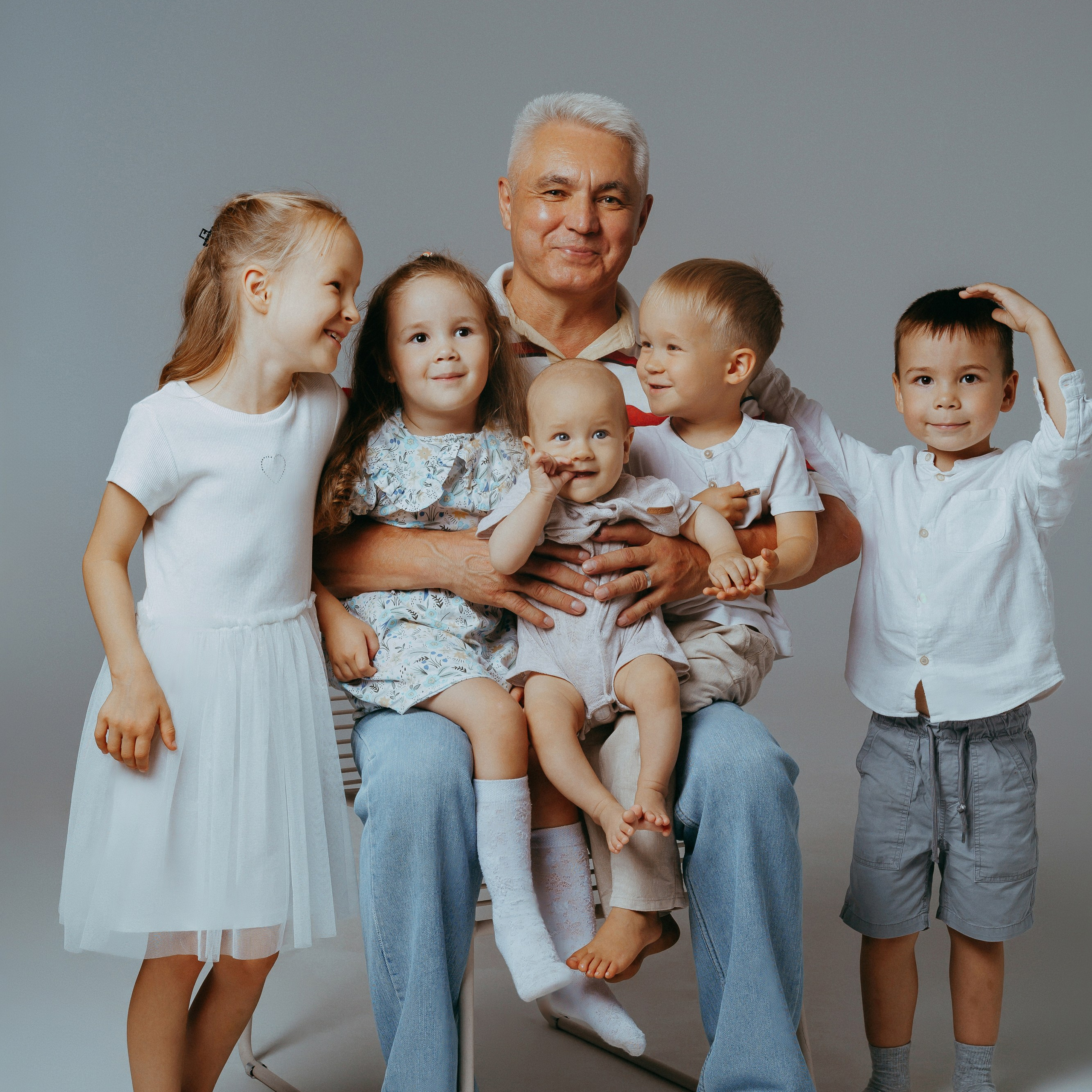 Семейная съёмка в студии