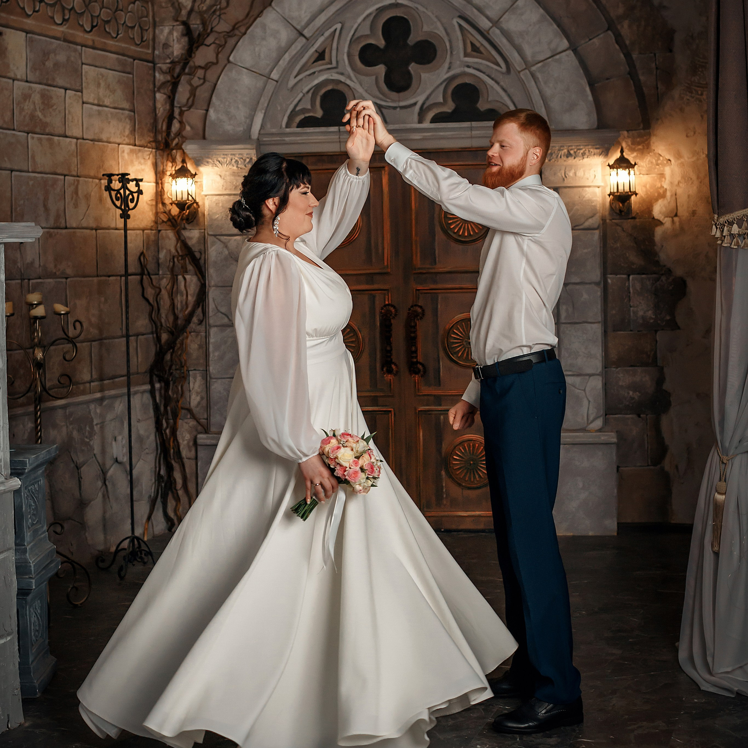 Студийная съёмка после росписи