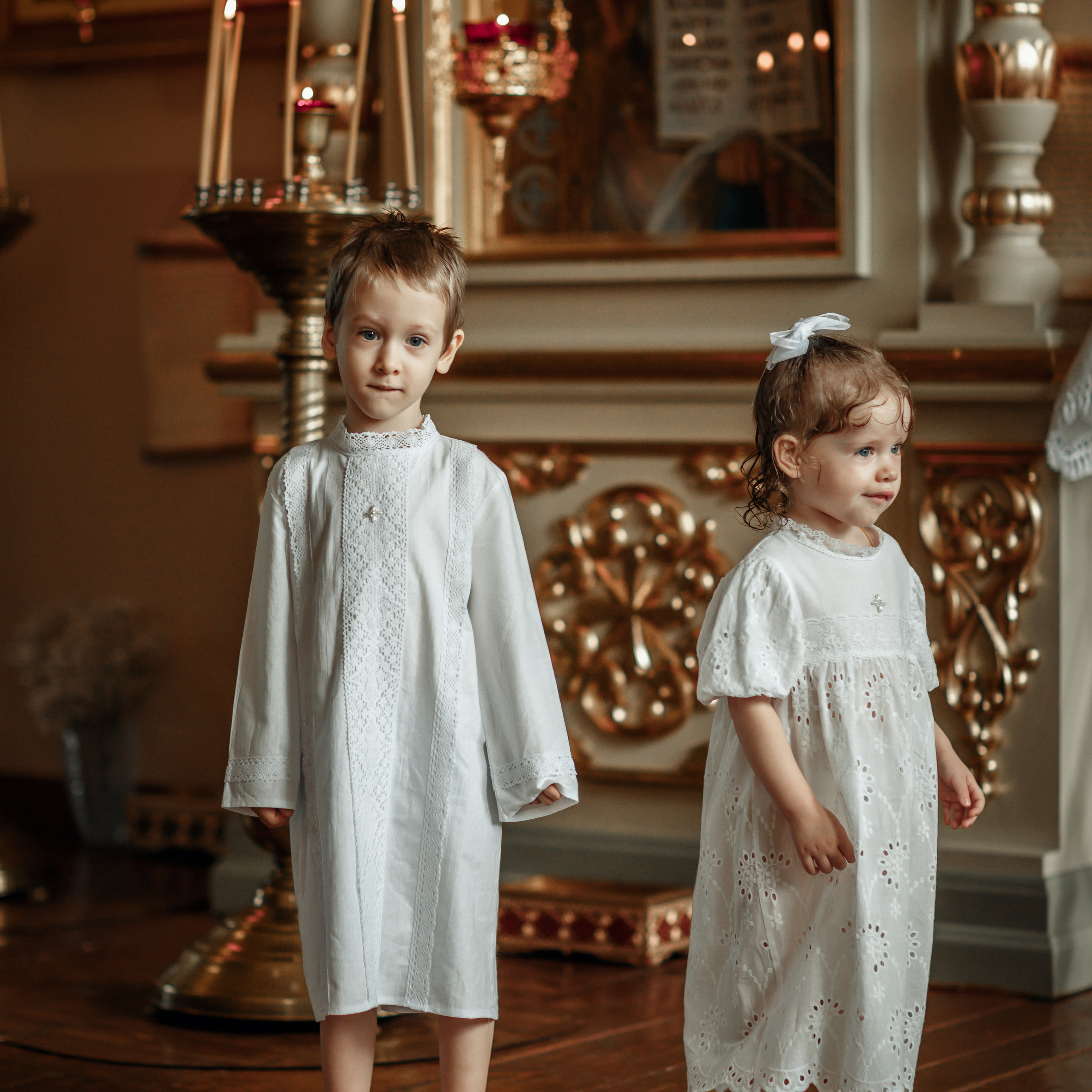 Крещение братика и сестрёнки_Весёловка