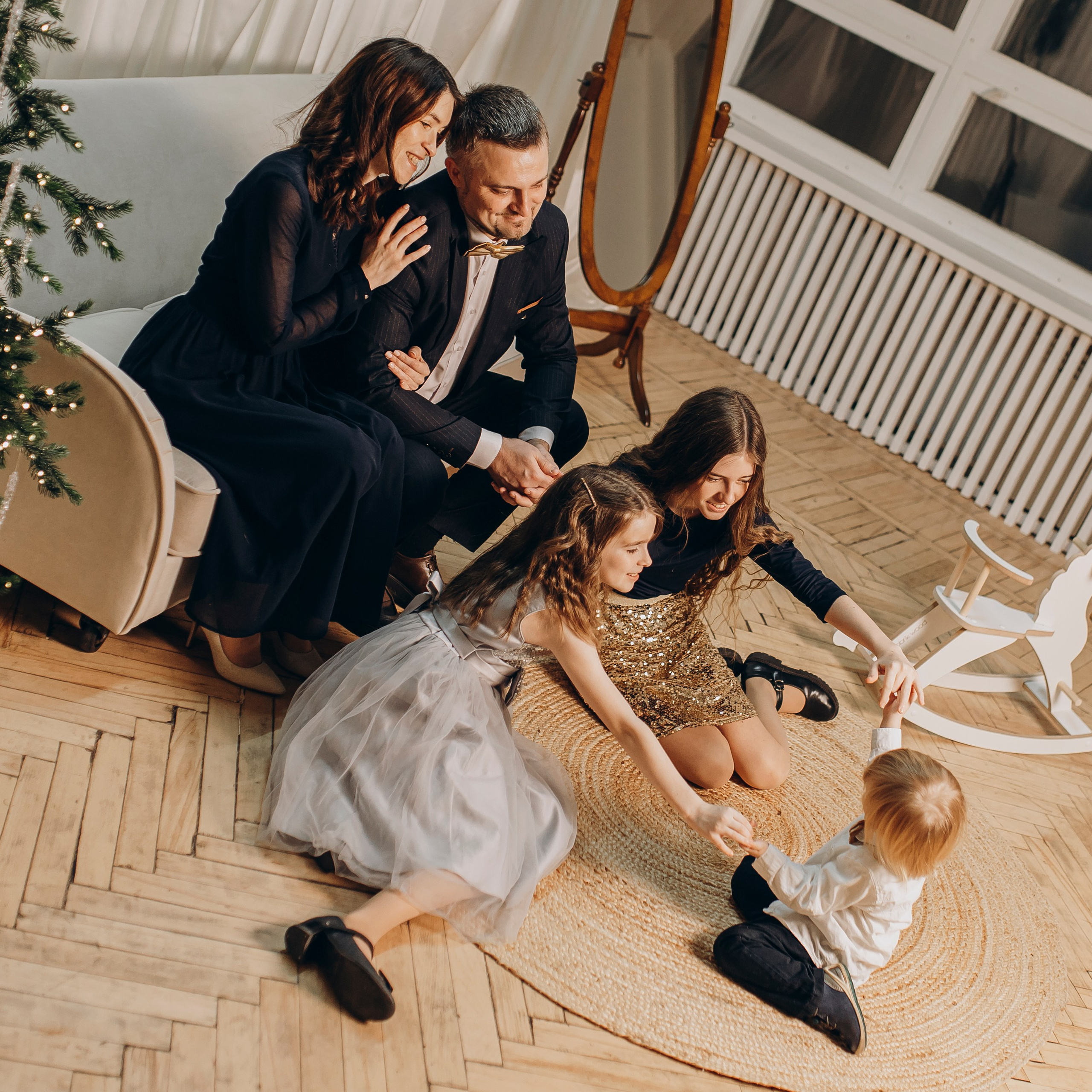 Предновогодня семейная фотосессия