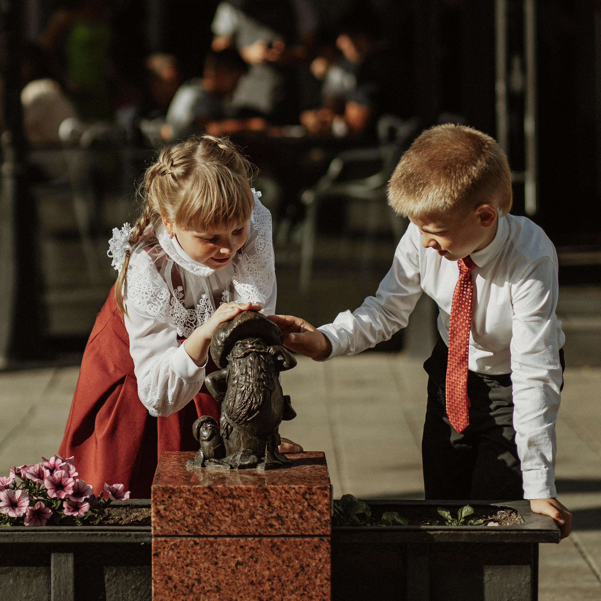 Прогулка в честь 1 сентября для Лени и Маруси
