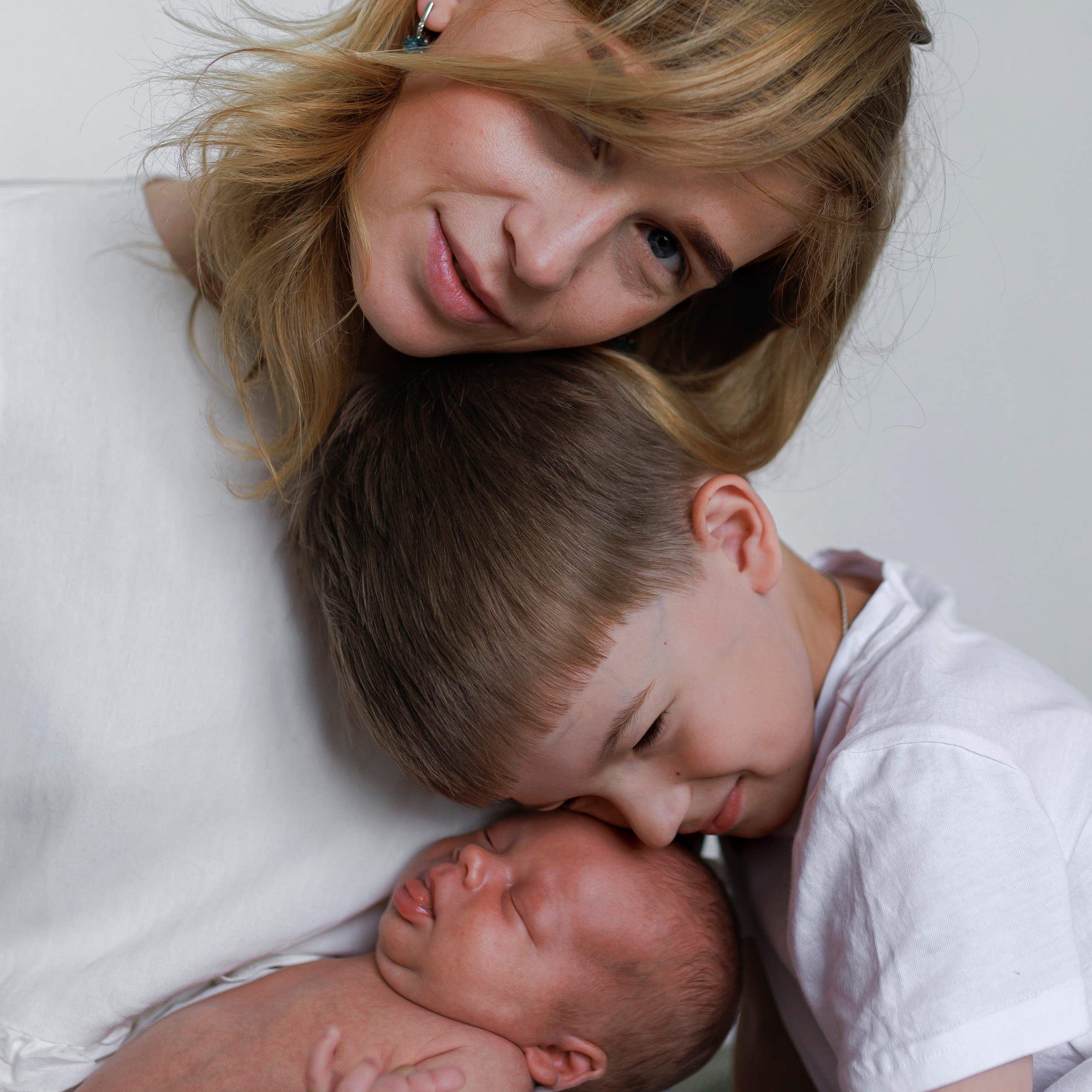 Домашняя фотосессия для Милены и сыновей