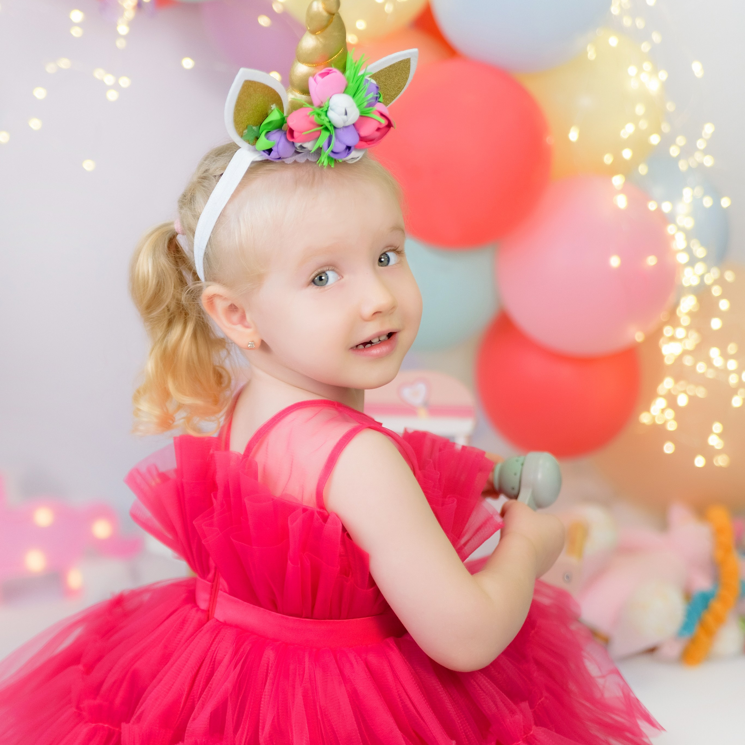 Детская фотосессия «Единорожки» Варя