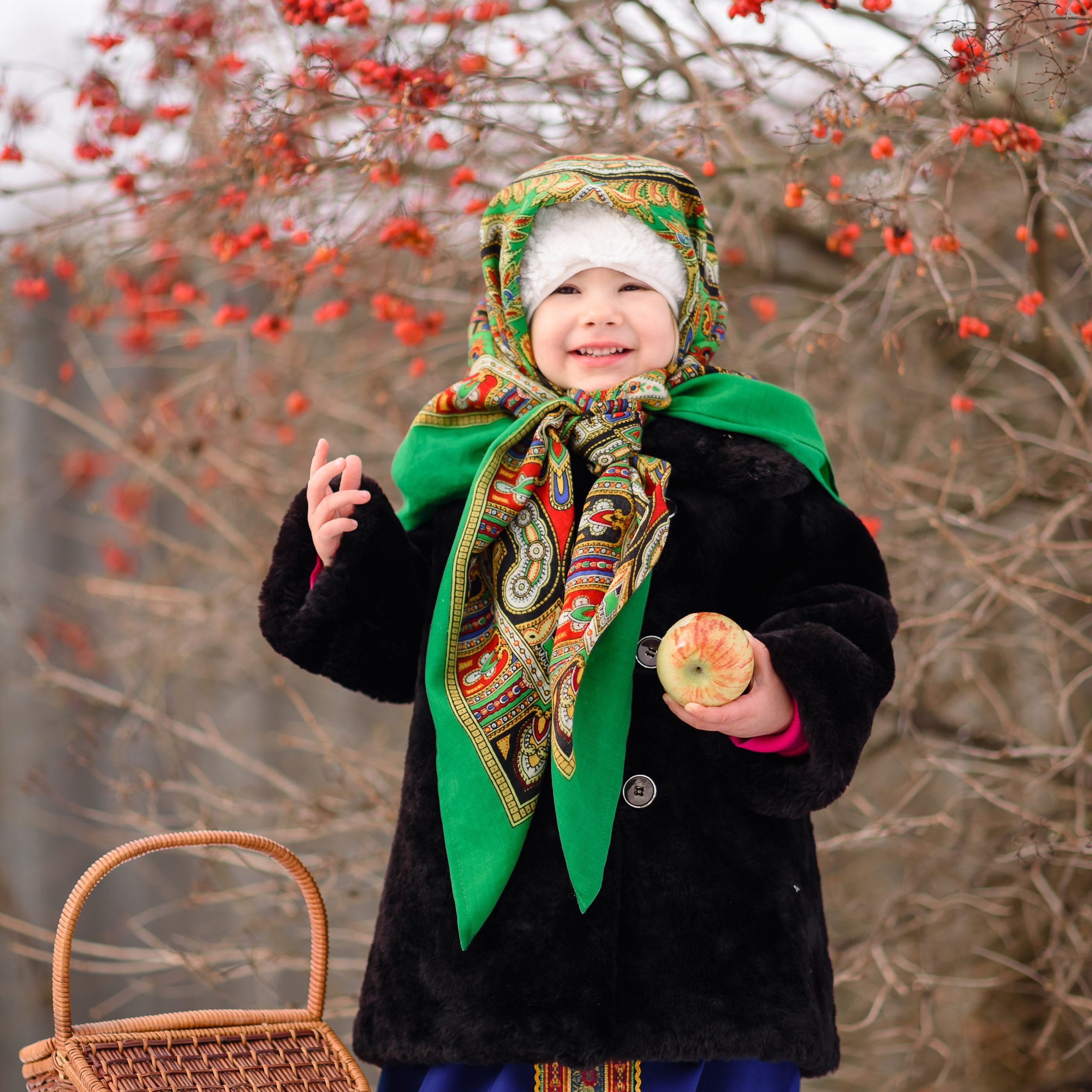 Детская фотосессия «Масленица» Полина