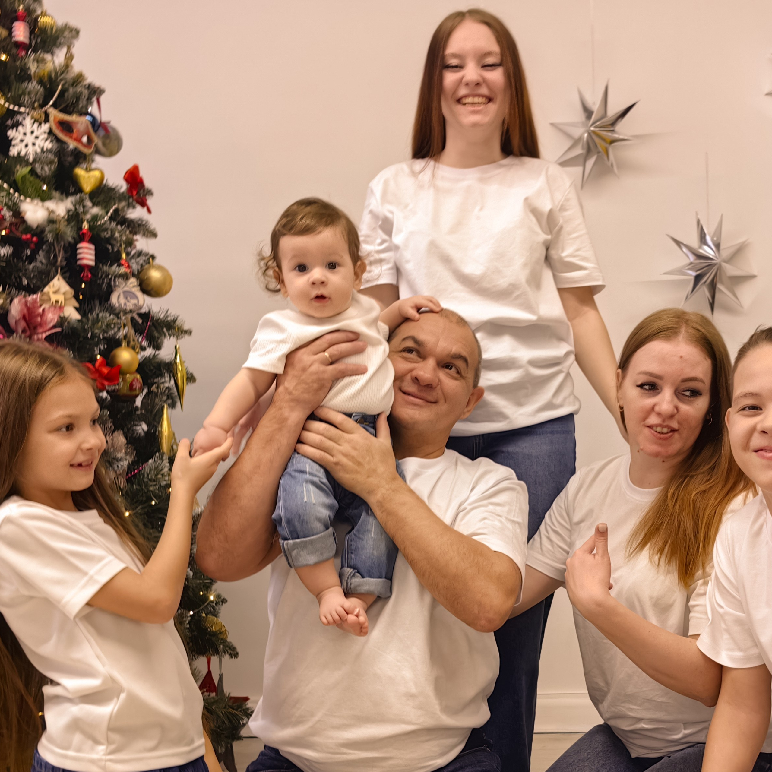 Большая семья Анастасии. Детский и семейный фотограф в городе Нягань Елена Мацак