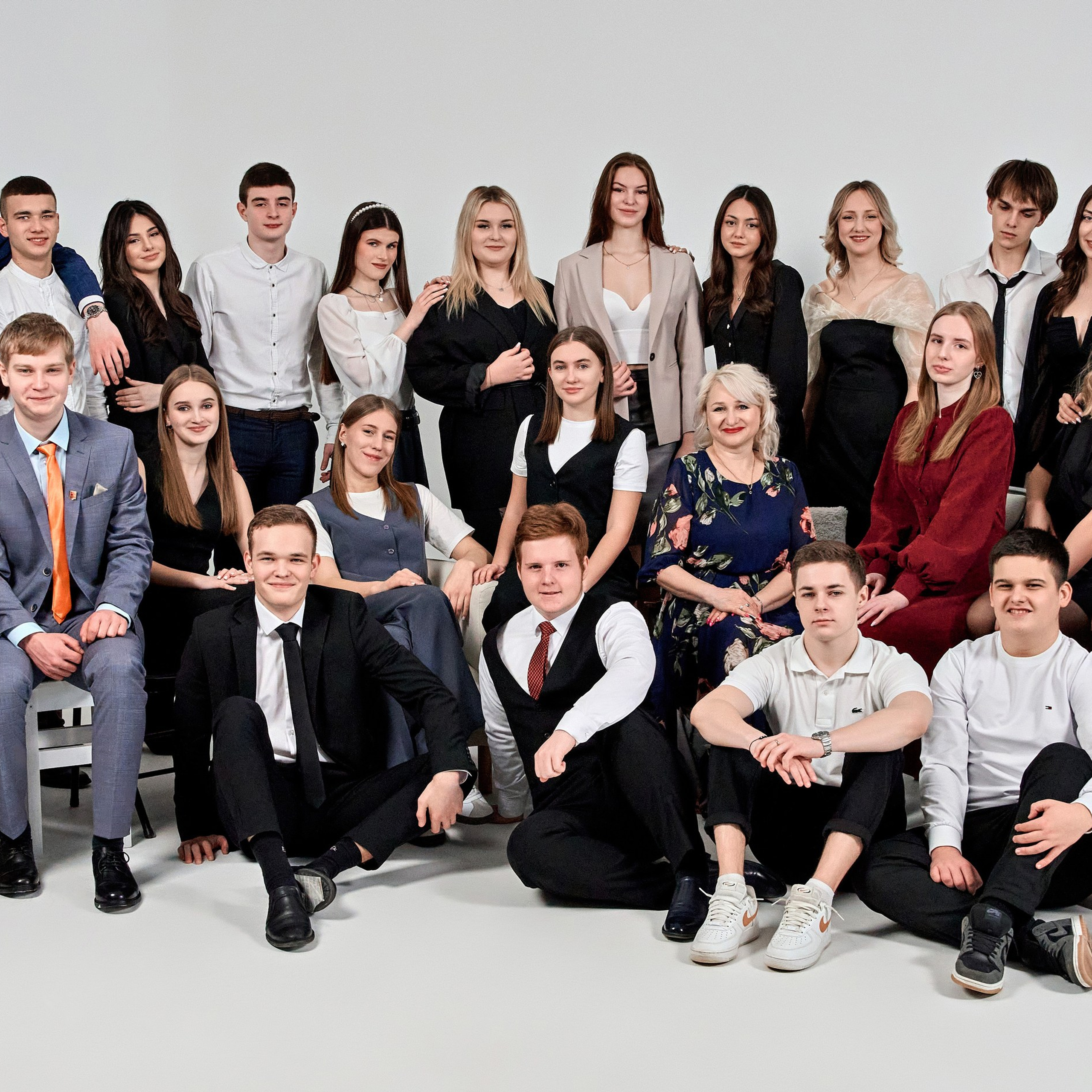 Фотосъёмка в студии на выпускные альбомы. Калуга.