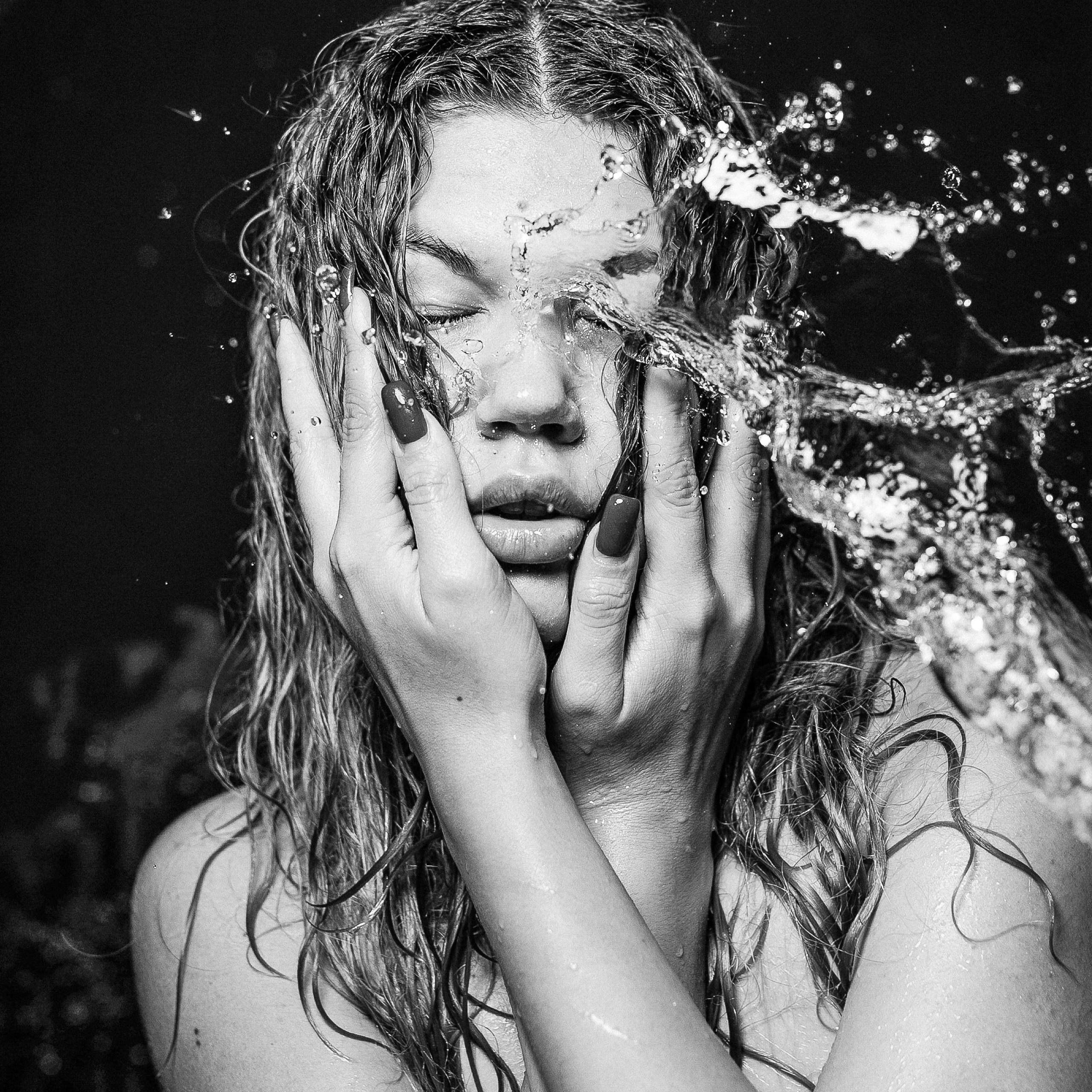 Портреты с водой