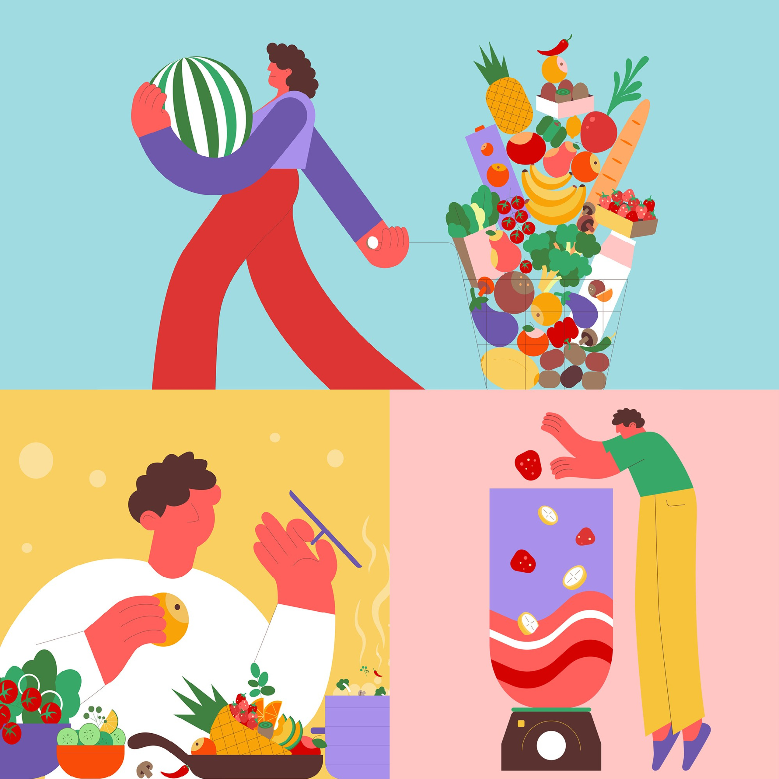 Иллюстрации & Кулинарный блог