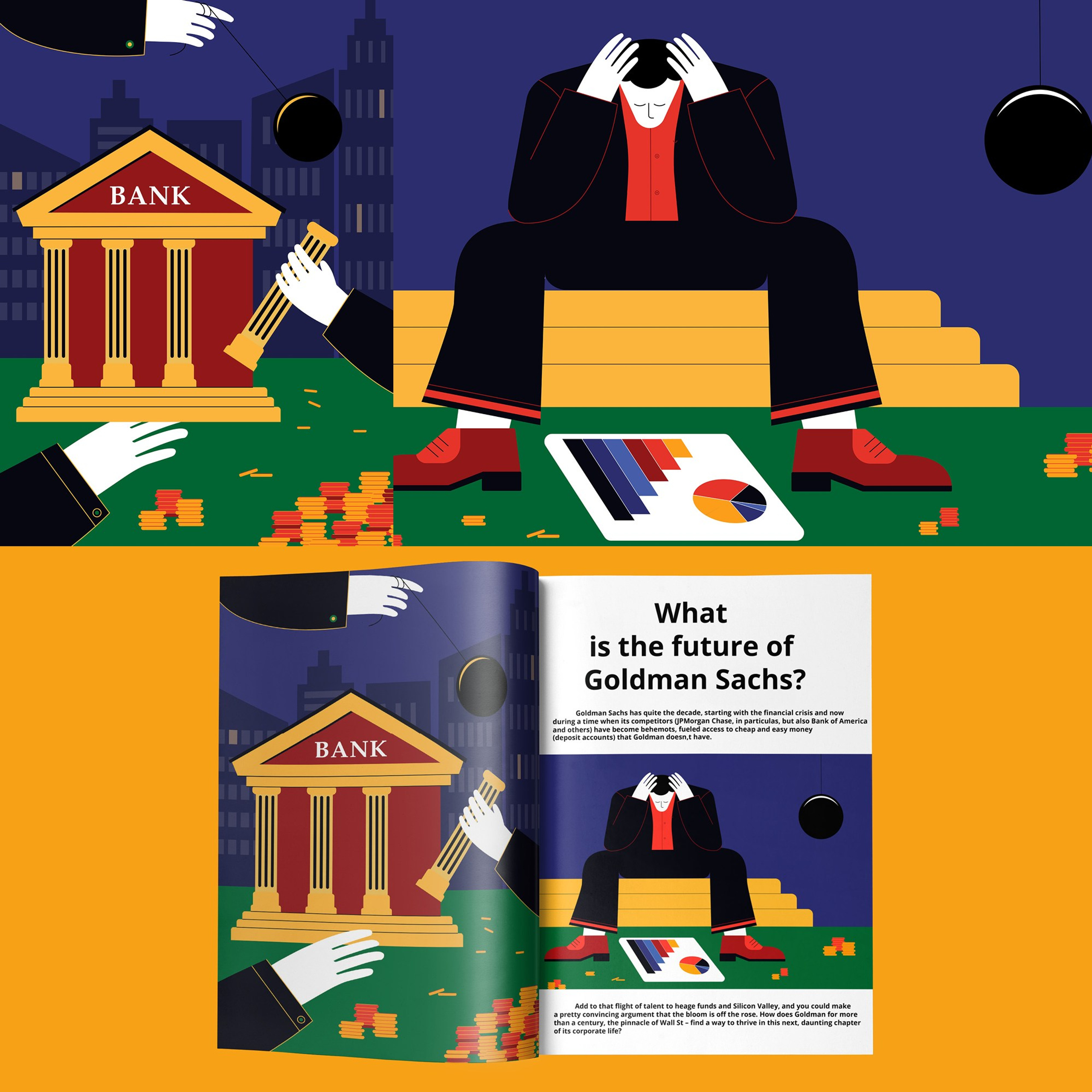 Иллюстрации для журнала