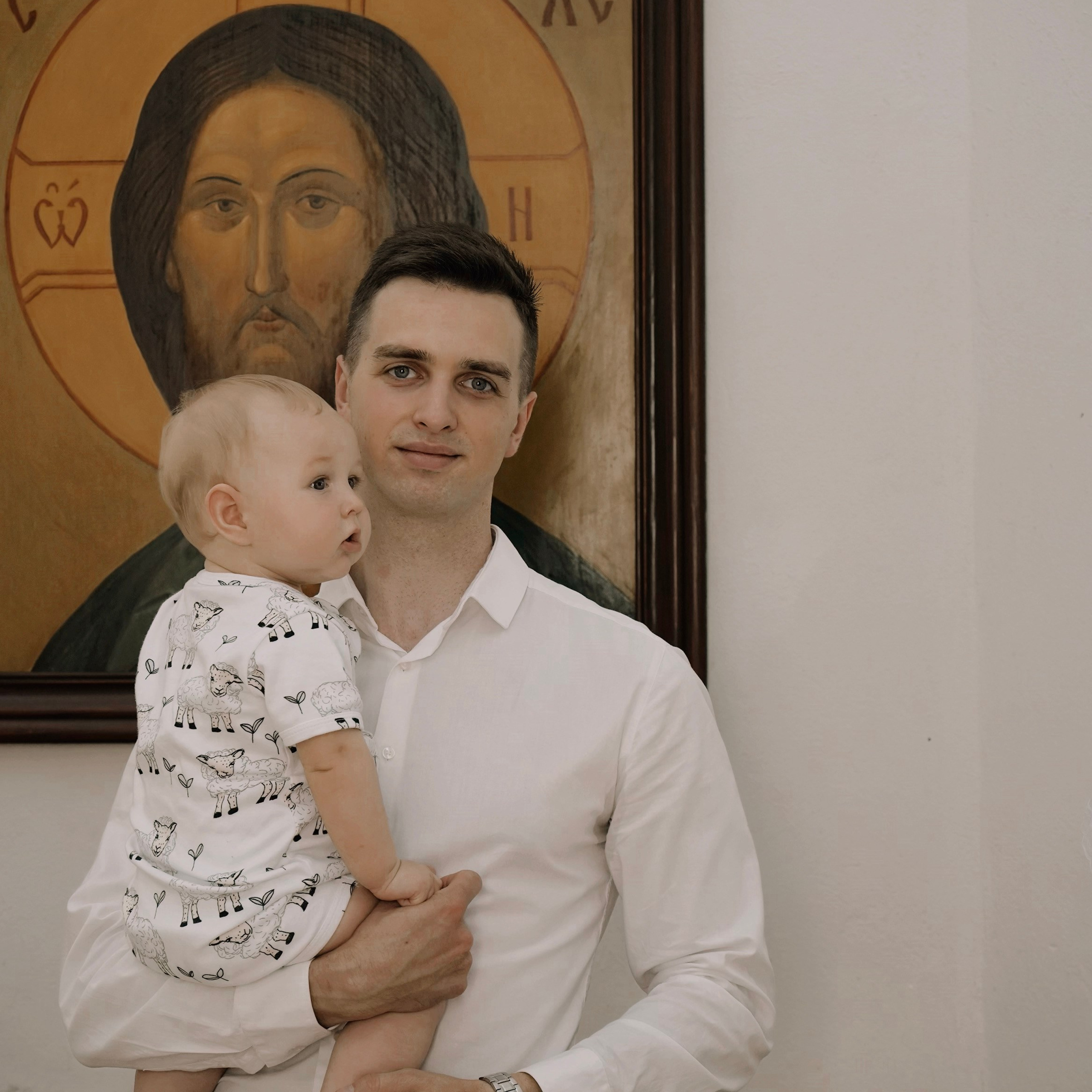 Крестины ребенка. Видеомейкер и фотограф Кэтрин.Филм