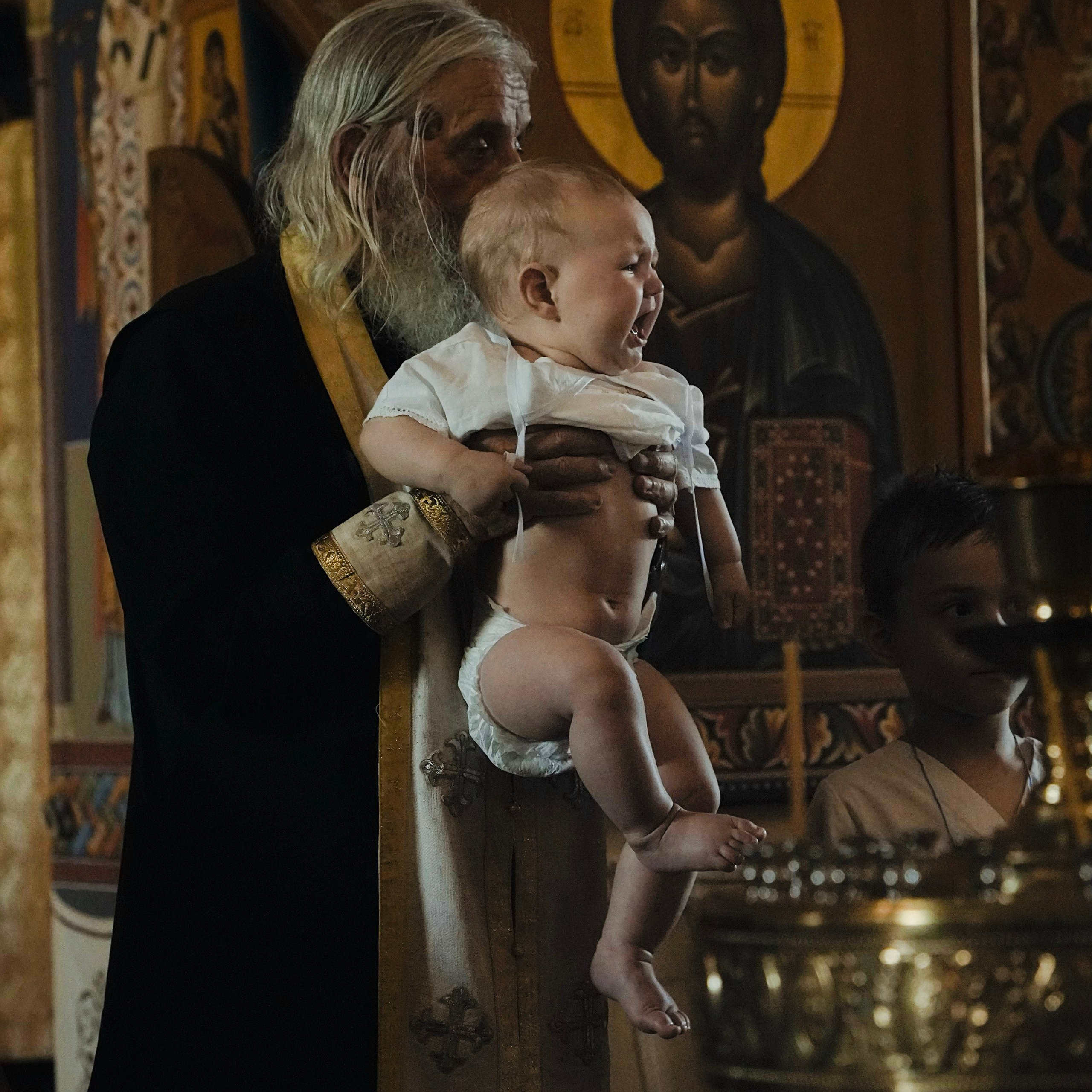 Крестины ребенка. Видеомейкер и фотограф Кэтрин.Филм