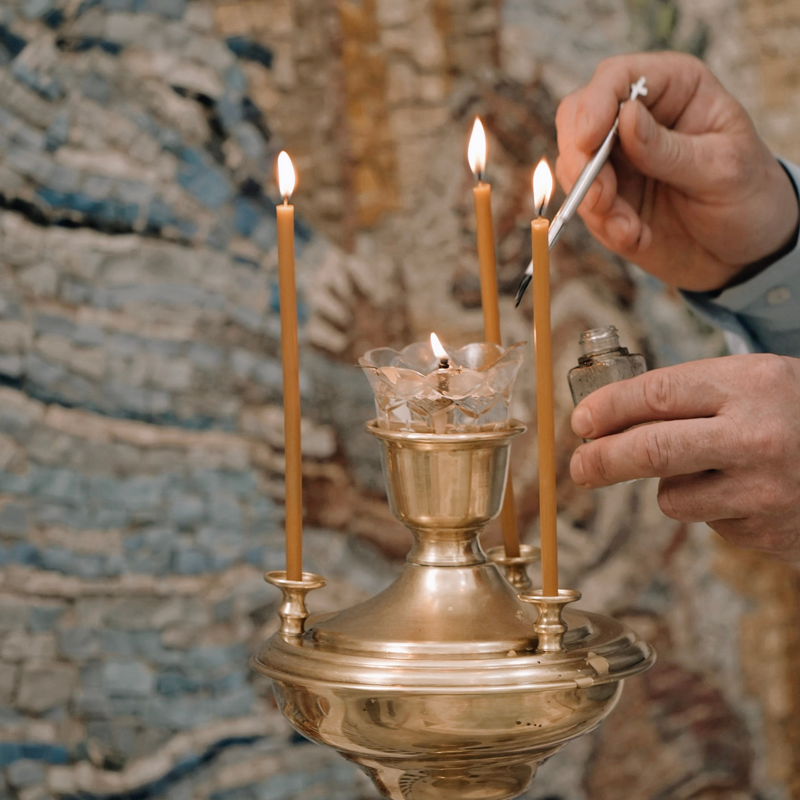 Крестины ребенка. Видеомейкер и фотограф Кэтрин.Филм