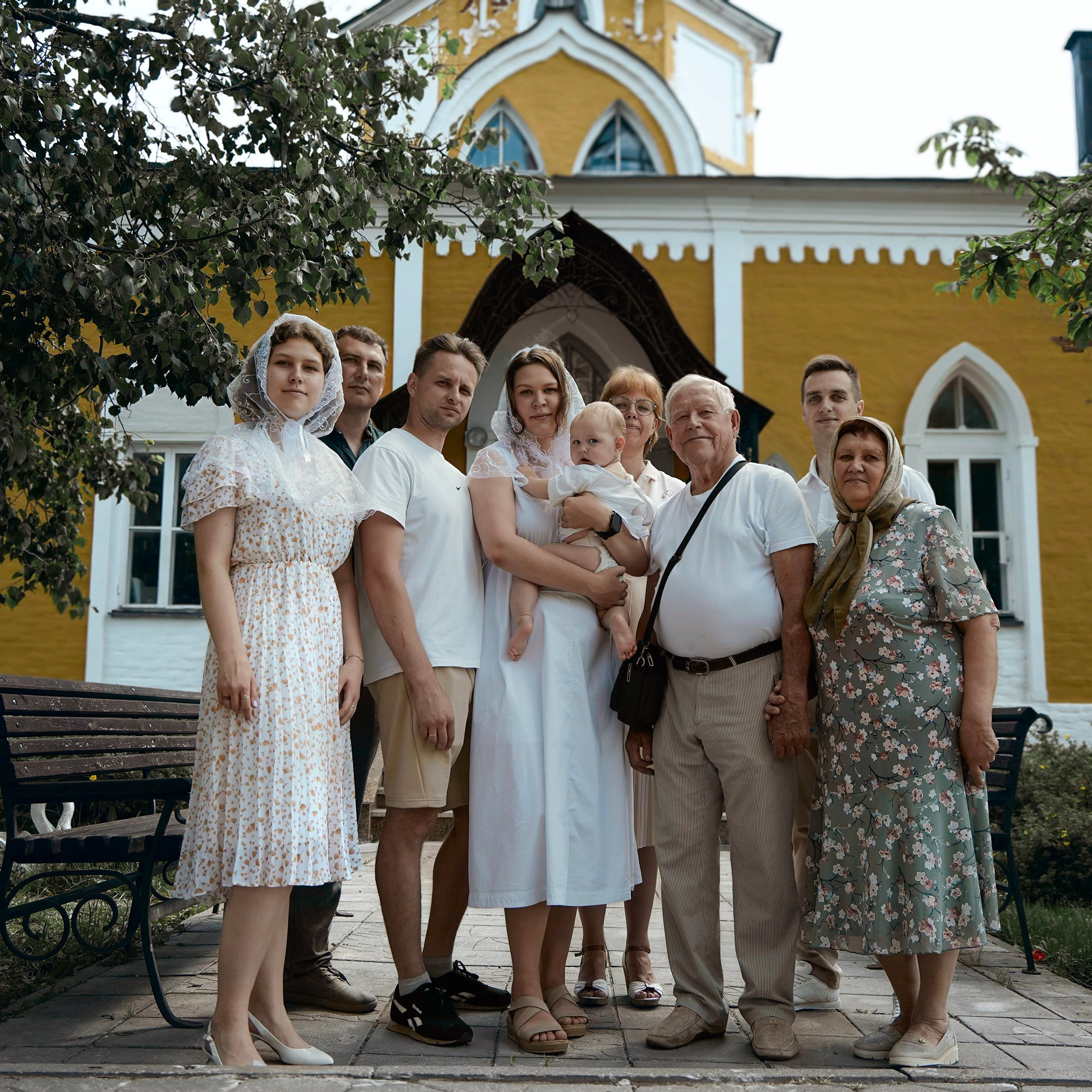 Крестины ребенка. Видеомейкер и фотограф Кэтрин.Филм