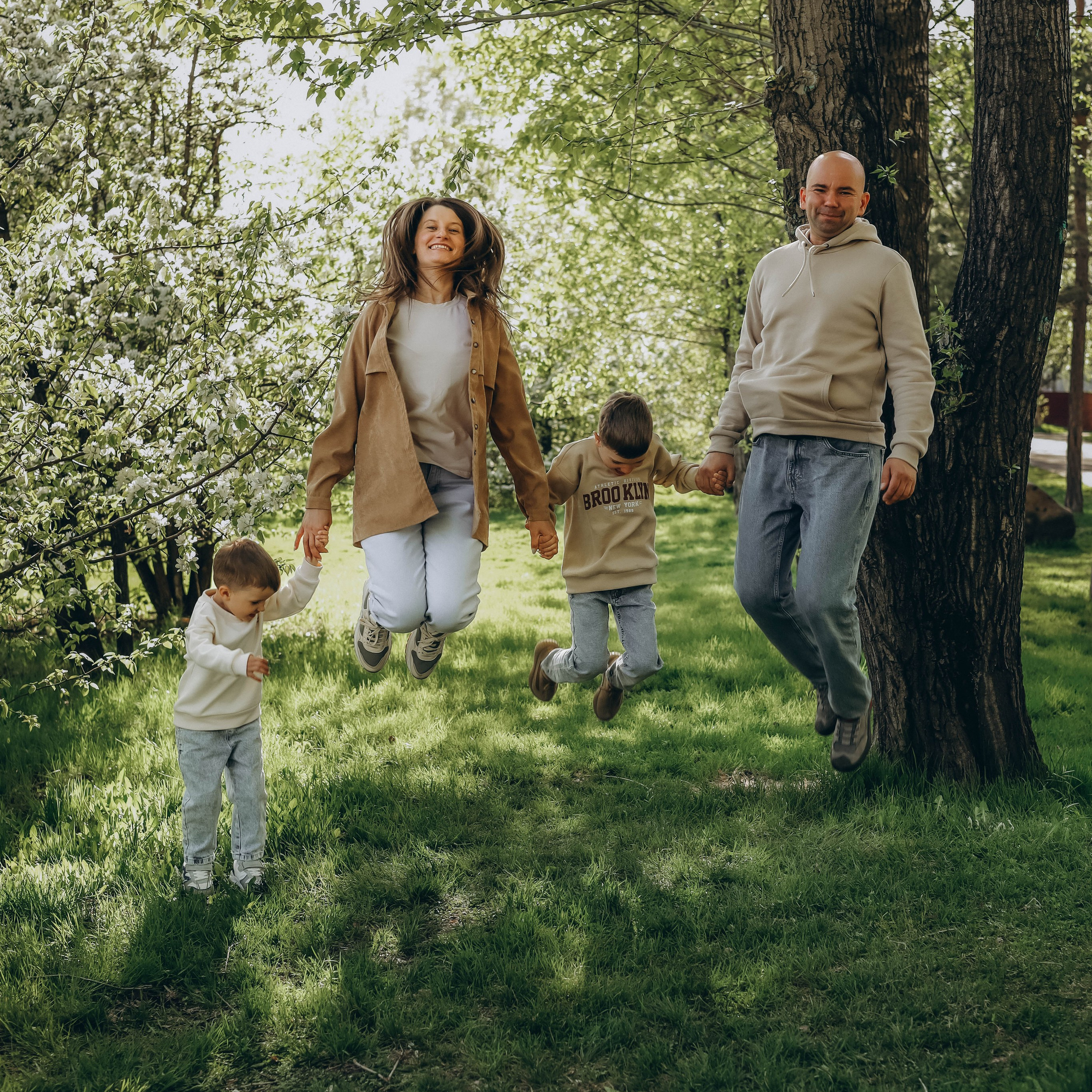 Кристина, Андрей, Рома и&nbsp;Миша