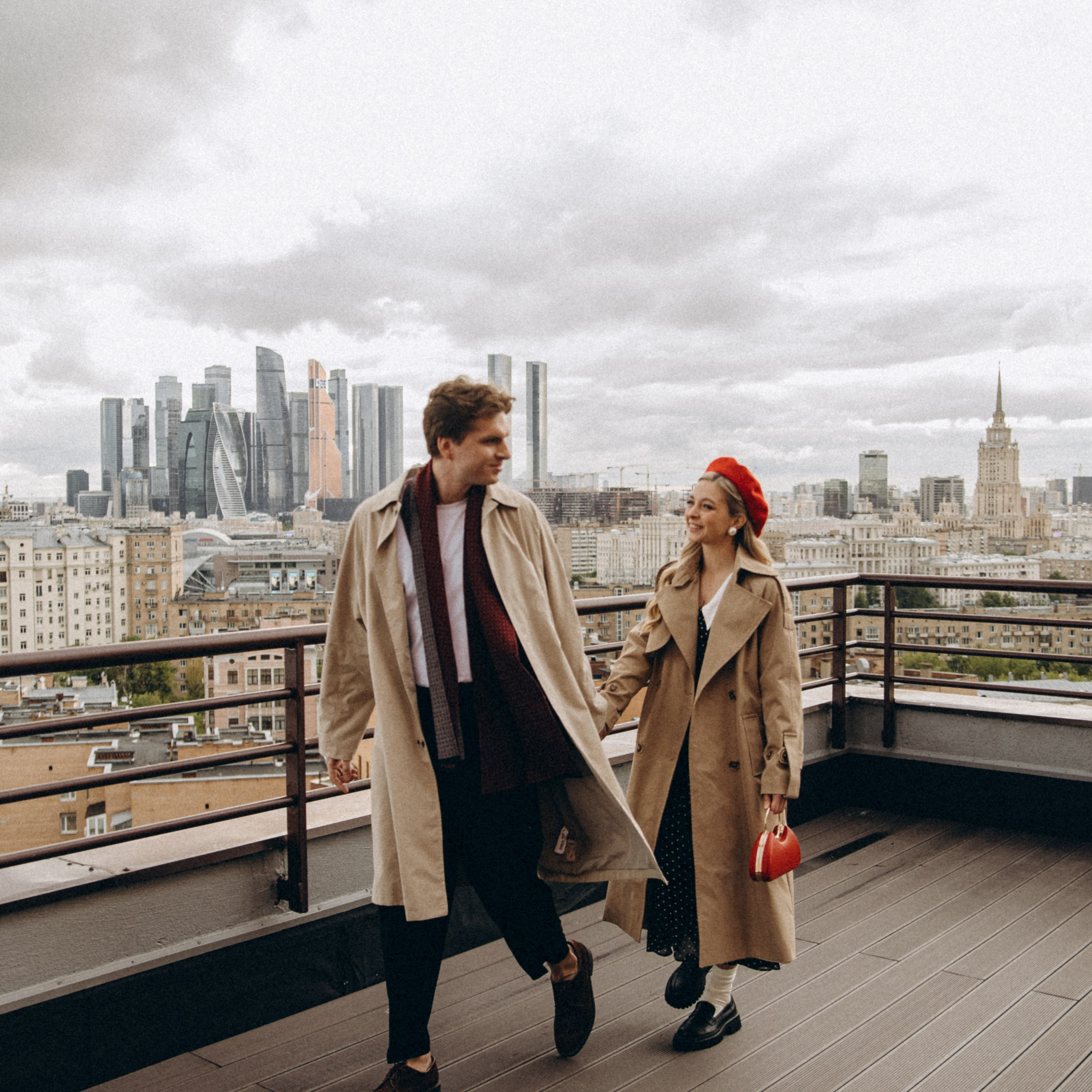 Предложение на крыше. Фотограф Дарья Пудовкина Москва, Московская область