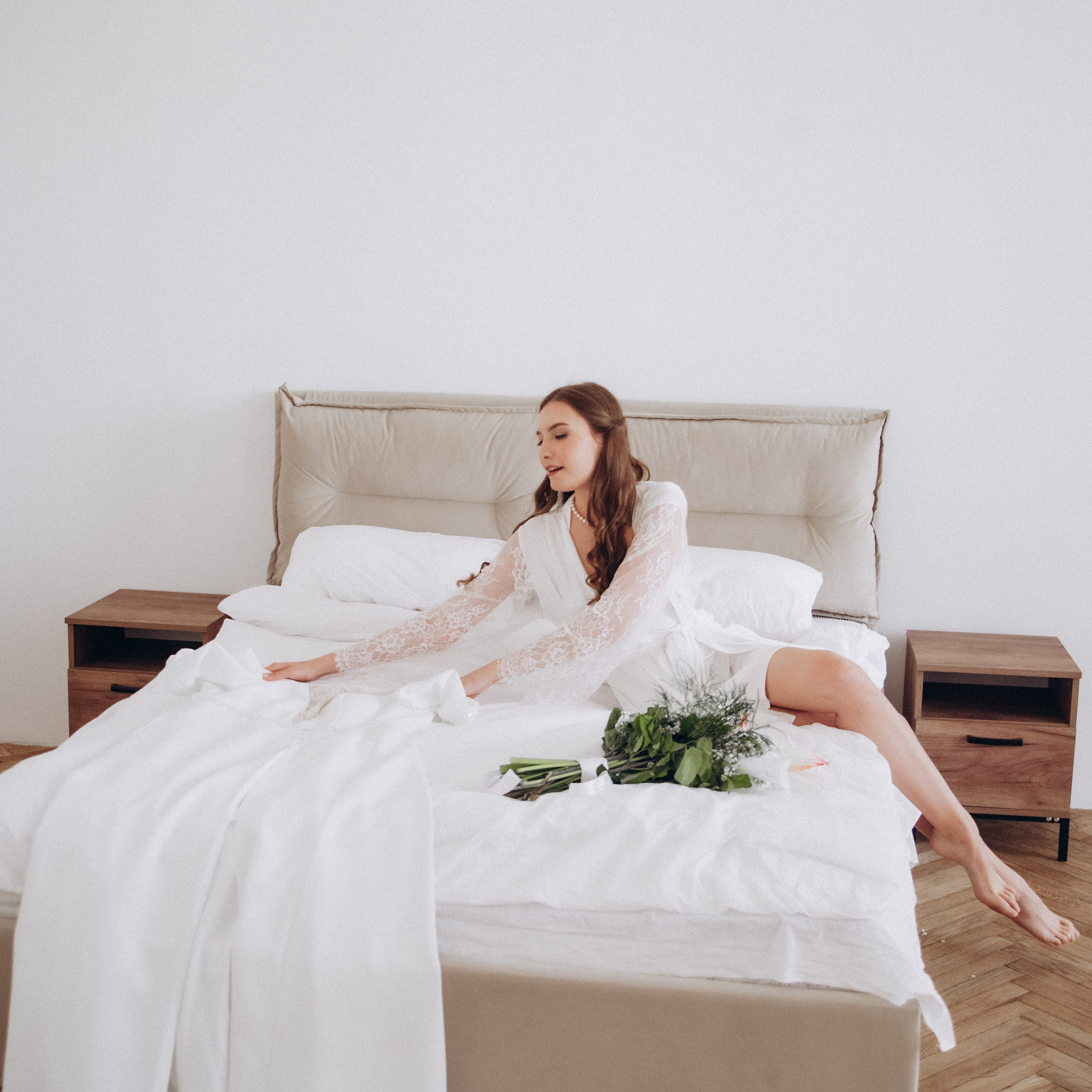 Студийная съемка жениха и невесты. Фотограф Дарья Пудовкина Москва, Московская область