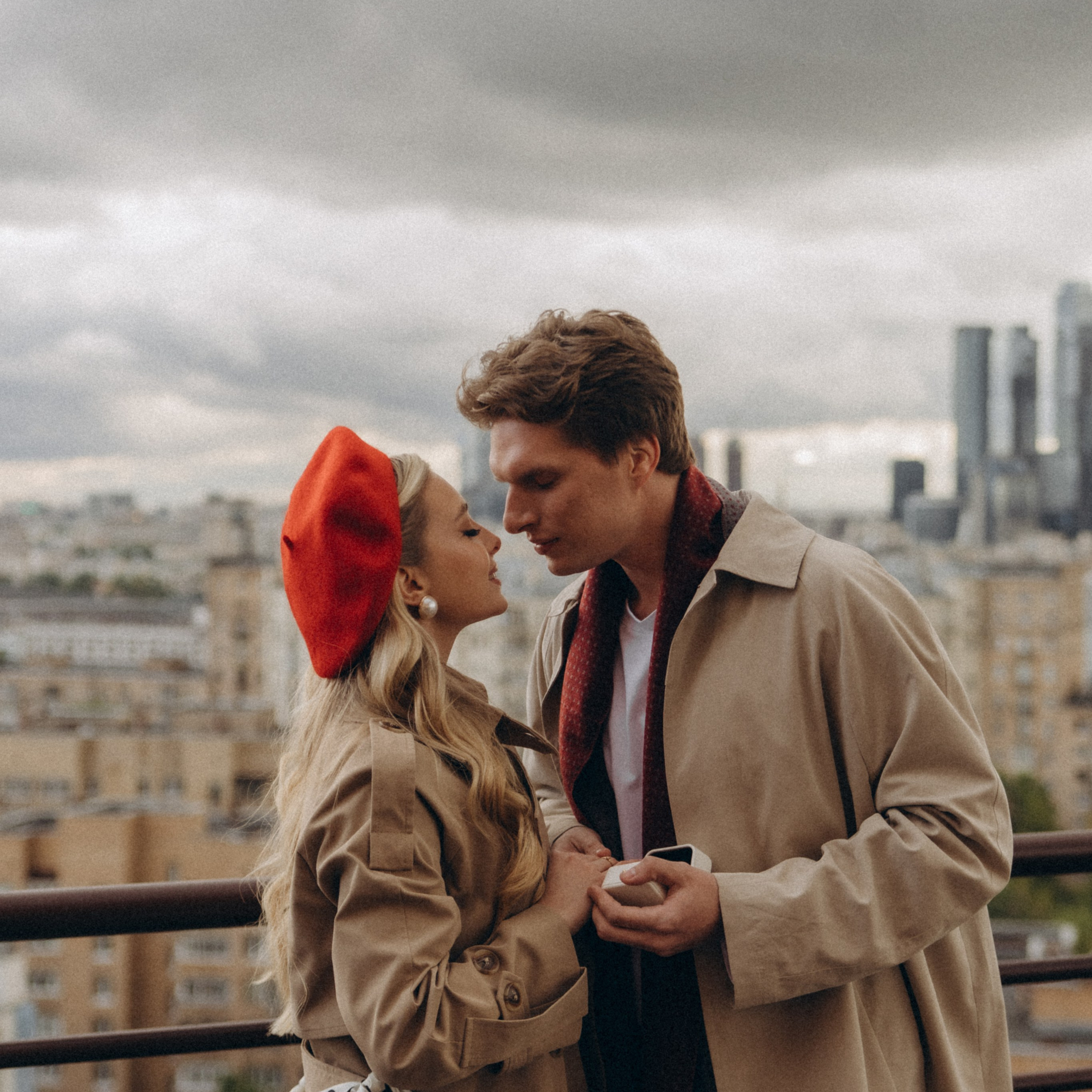 Предложение на крыше. Фотограф Дарья Пудовкина Москва, Московская область