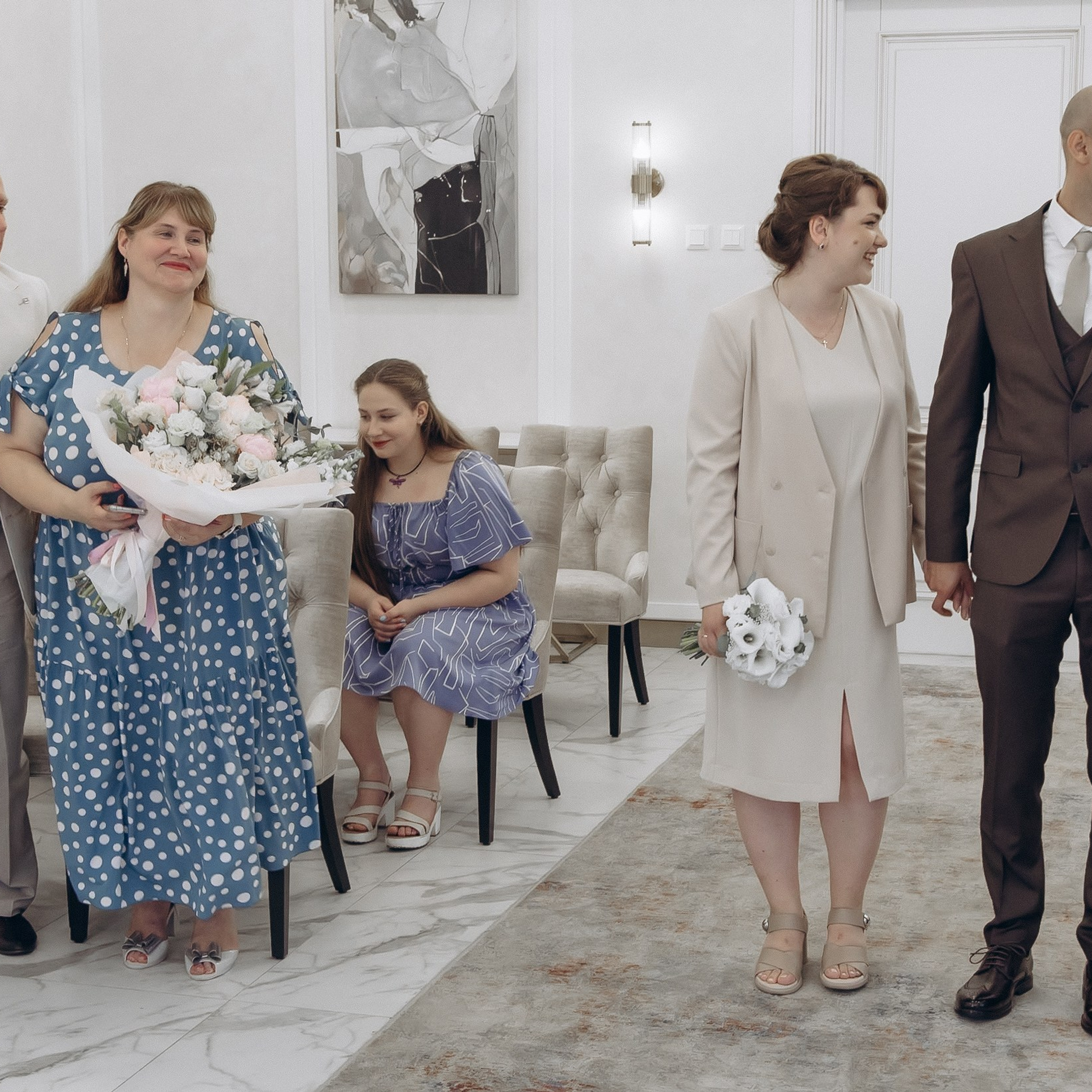 Свадебная фотосессия в ЗАГСЕ. Фотограф Дарья Пудовкина Москва, Московская область