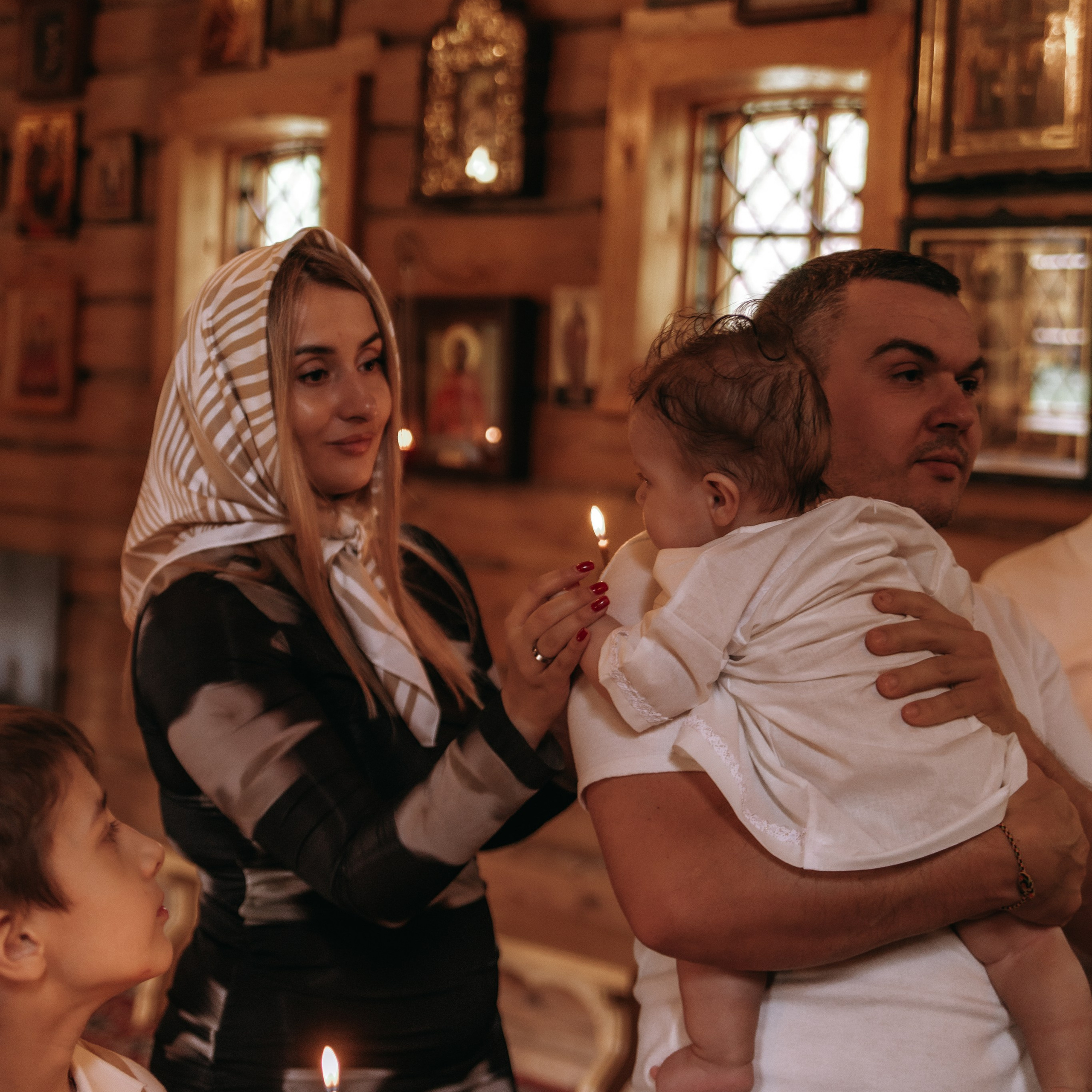 Крещение Михаила. Фотограф Дарья Пудовкина Москва, Московская область