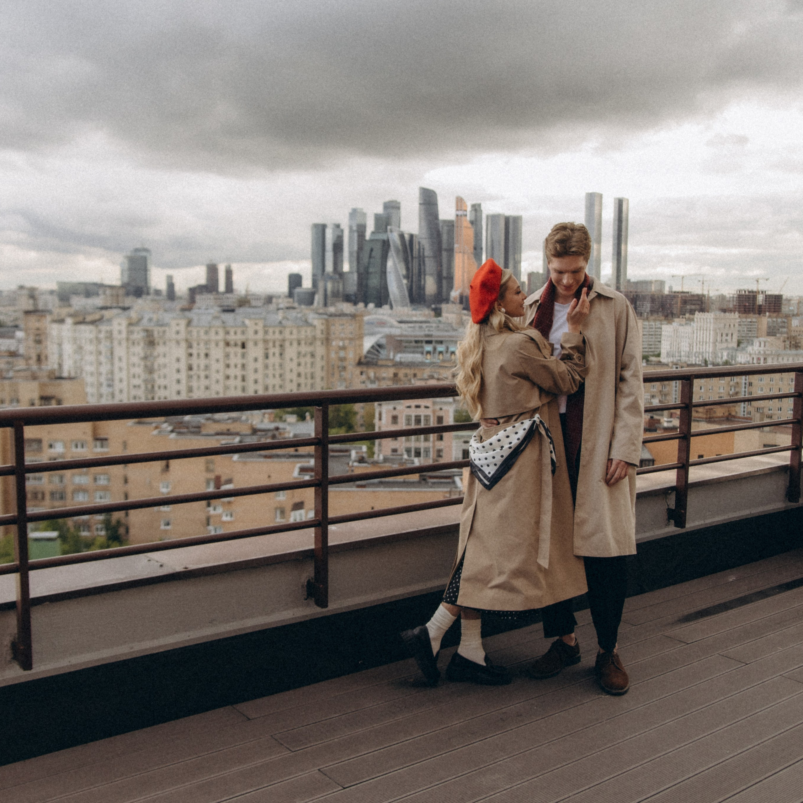 Предложение на крыше. Фотограф Дарья Пудовкина Москва, Московская область