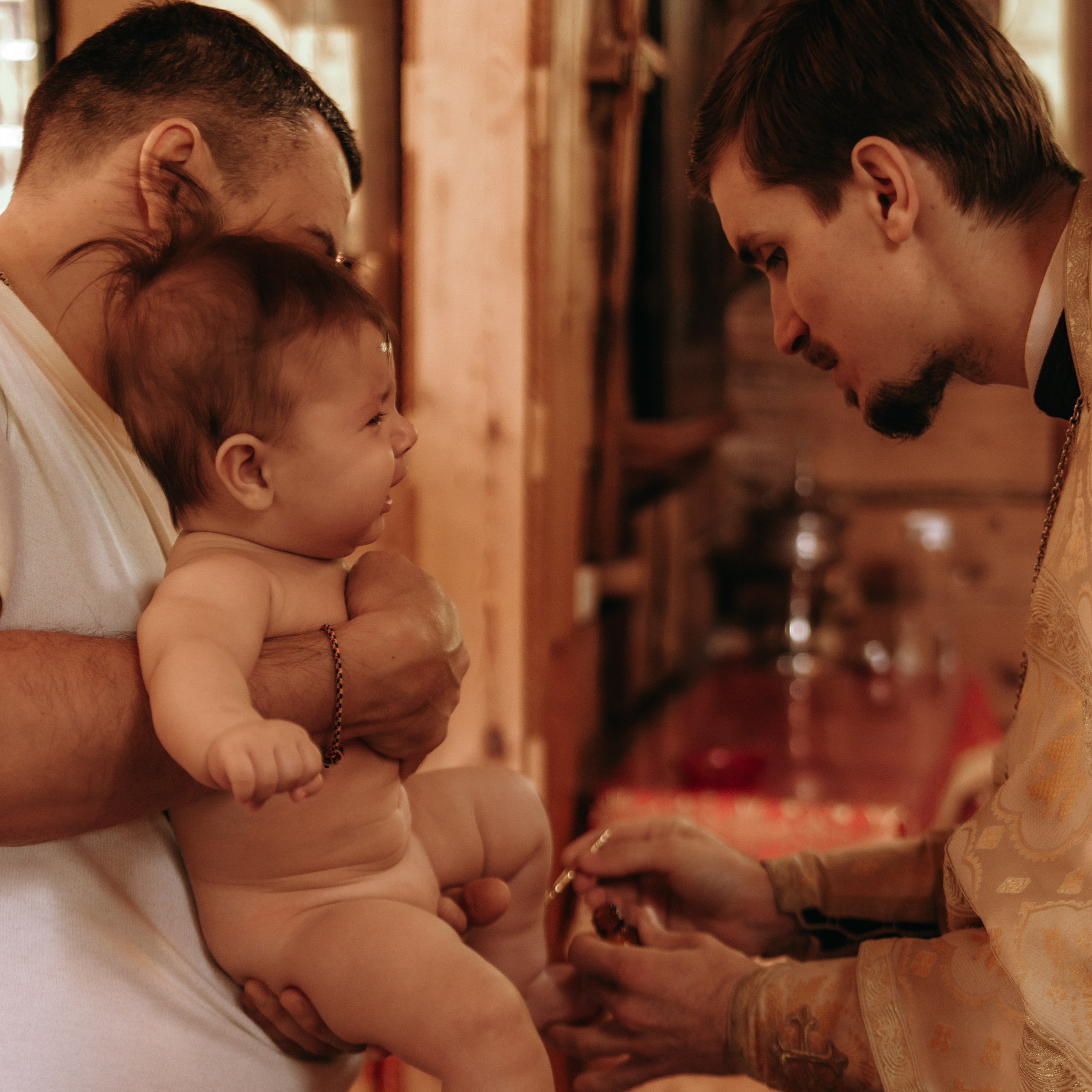 Крещение Михаила. Фотограф Дарья Пудовкина Москва, Московская область