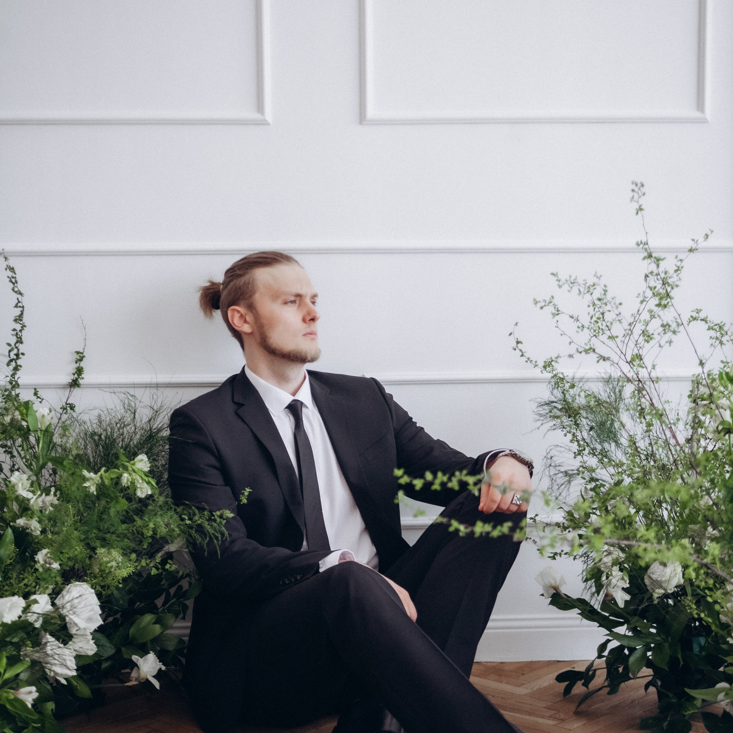 Студийная съемка жениха и невесты. Фотограф Дарья Пудовкина Москва, Московская область