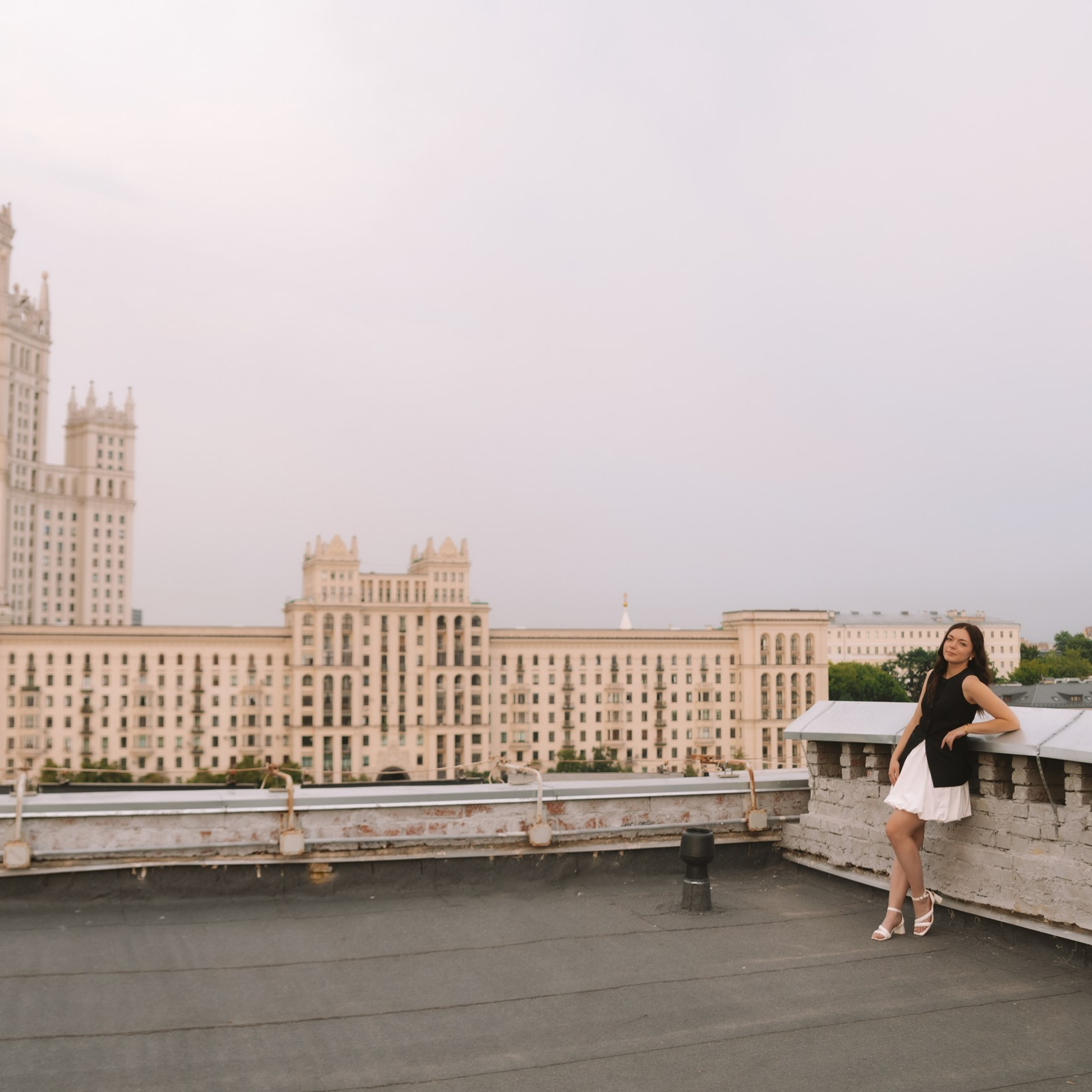 На крыше. Фотограф Дарья Пудовкина Москва, Московская область