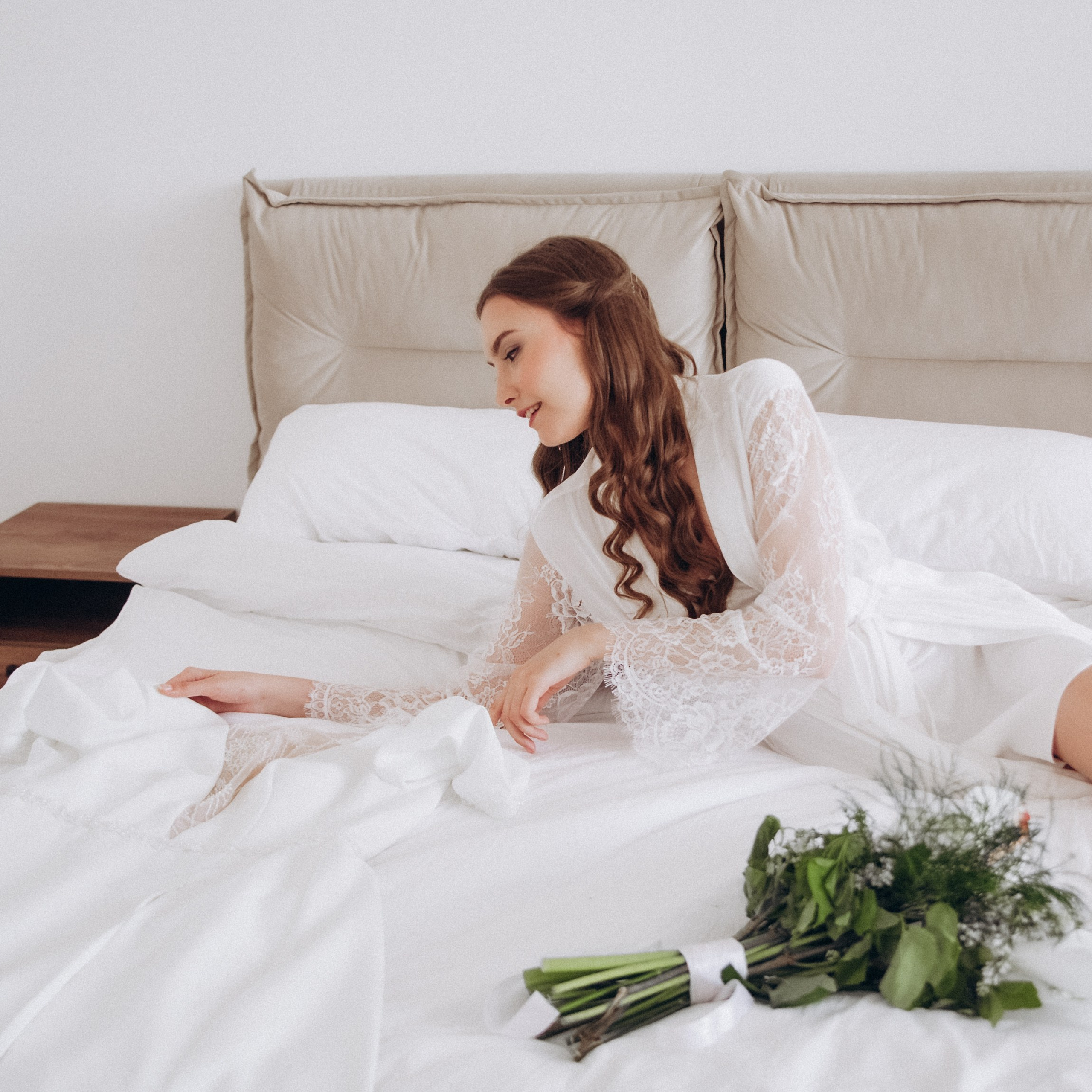 Студийная съемка жениха и невесты. Фотограф Дарья Пудовкина Москва, Московская область