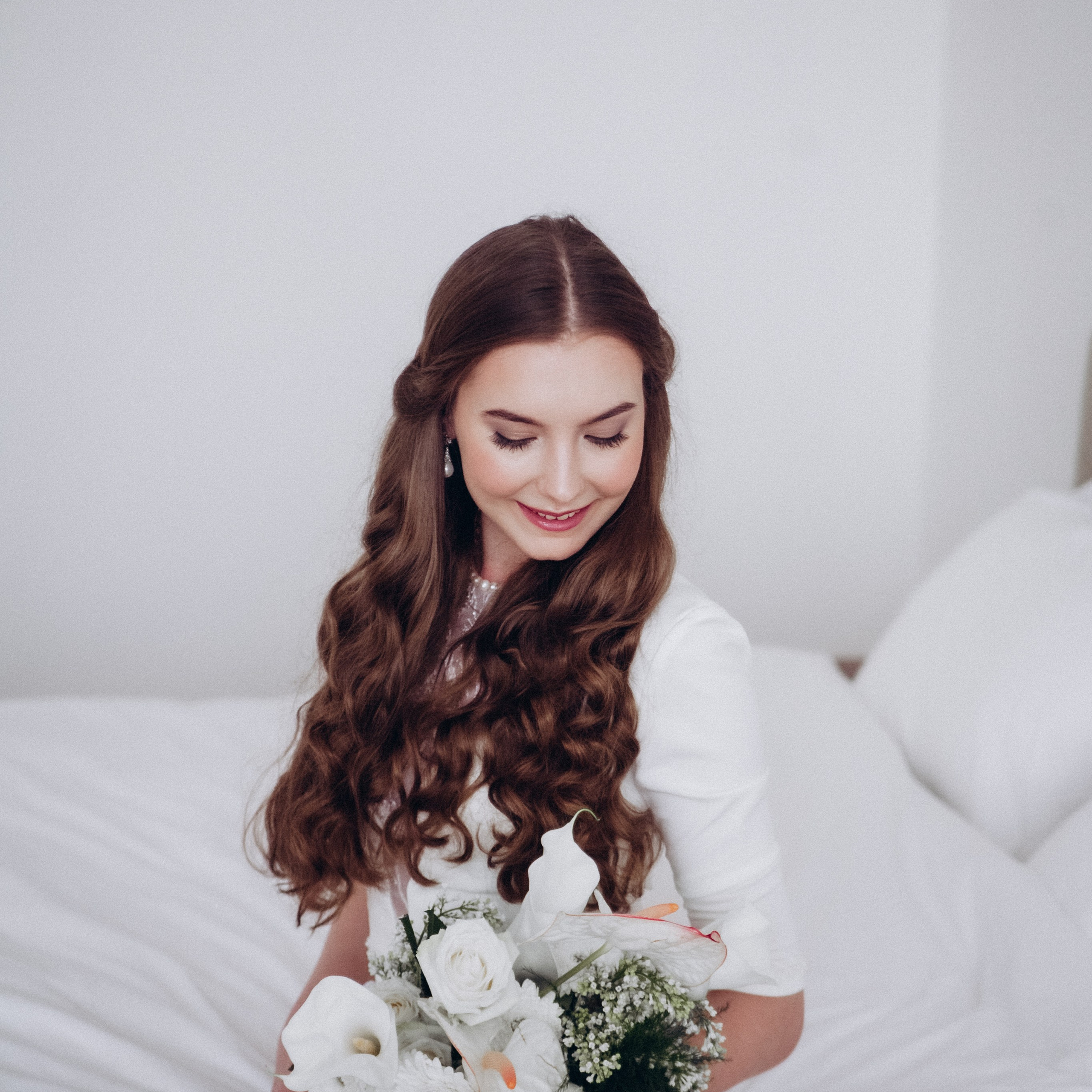 Студийная съемка жениха и невесты. Фотограф Дарья Пудовкина Москва, Московская область