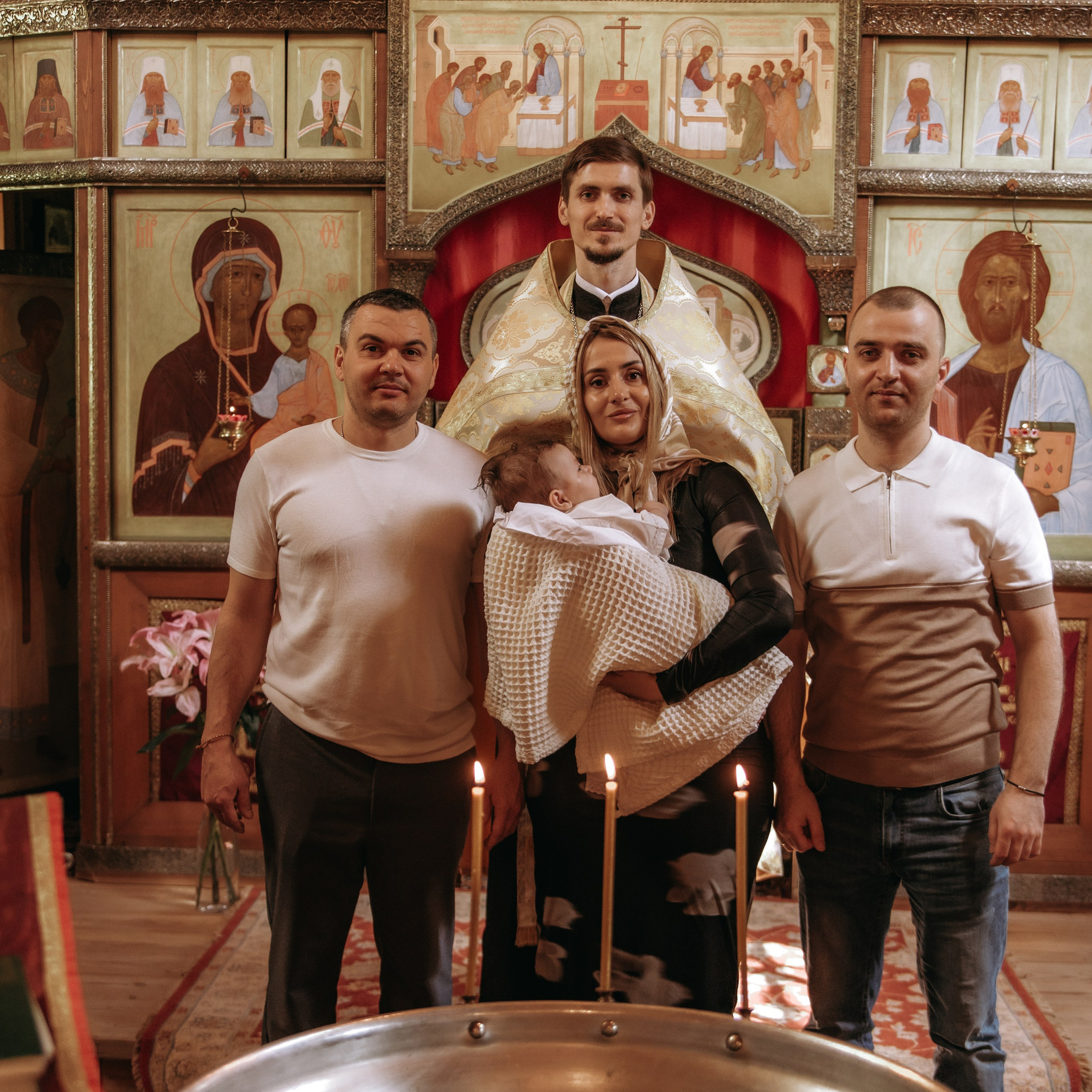 Крещение Михаила. Фотограф Дарья Пудовкина Москва, Московская область