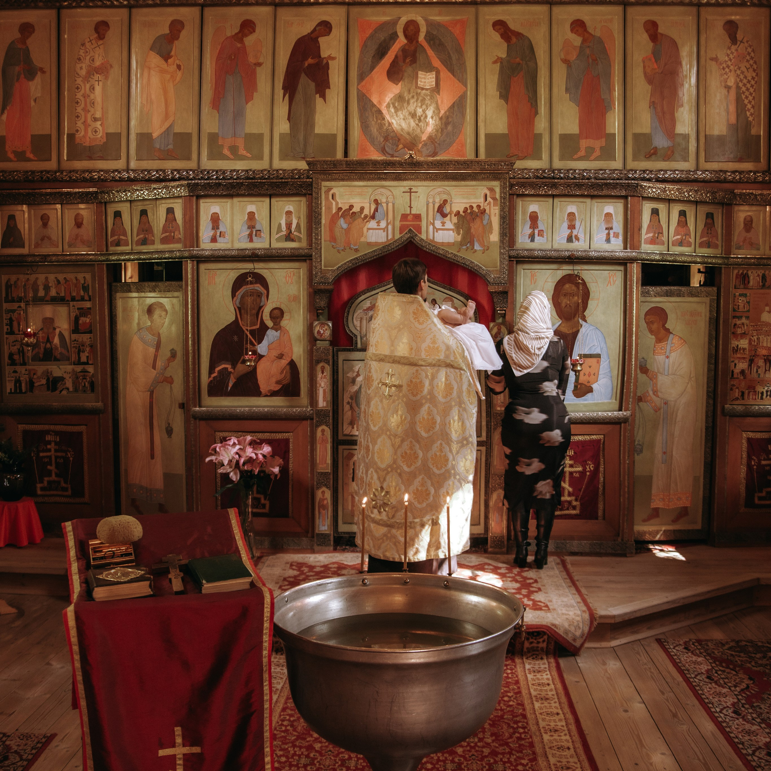 Крещение Михаила. Фотограф Дарья Пудовкина Москва, Московская область