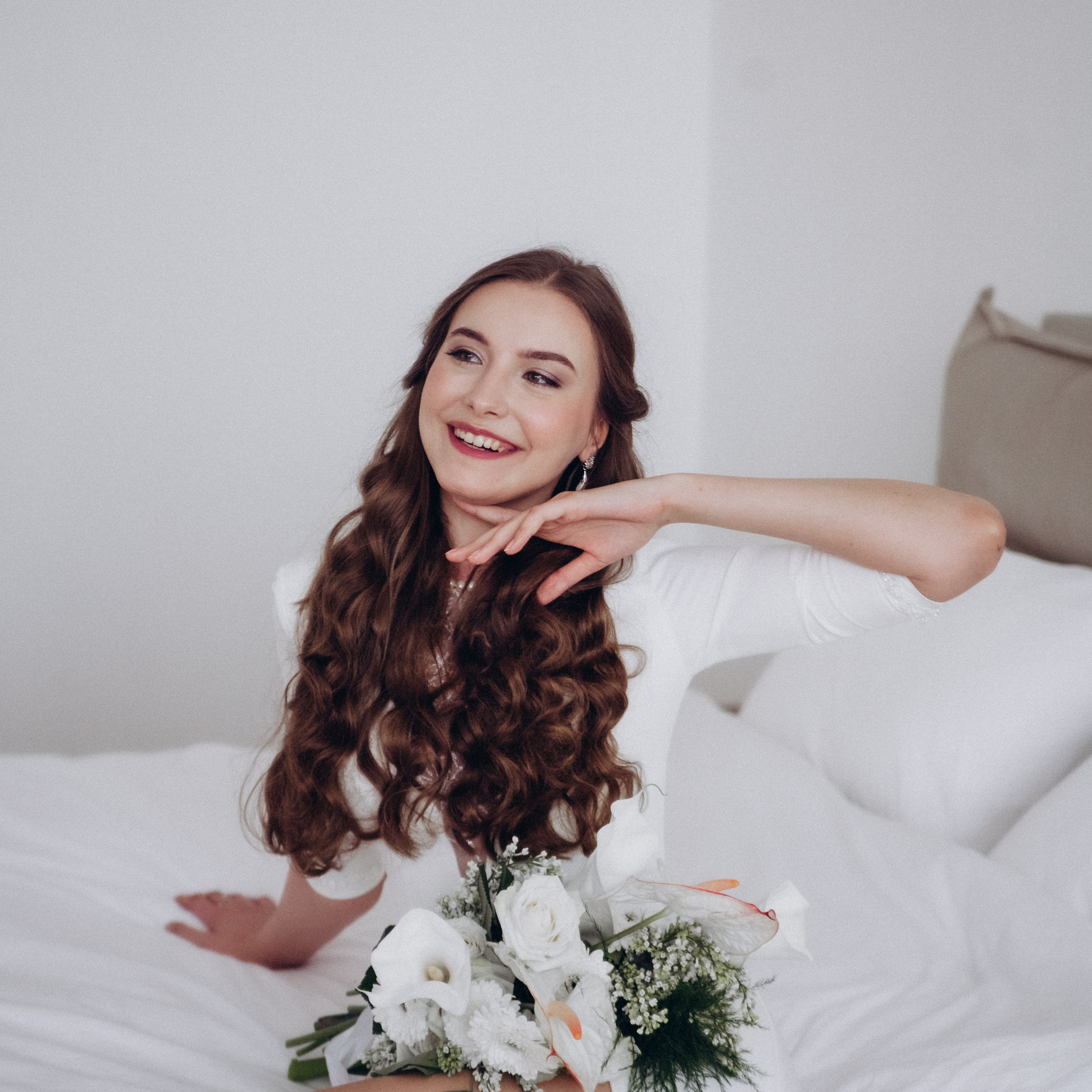 Студийная съемка жениха и невесты. Фотограф Дарья Пудовкина Москва, Московская область